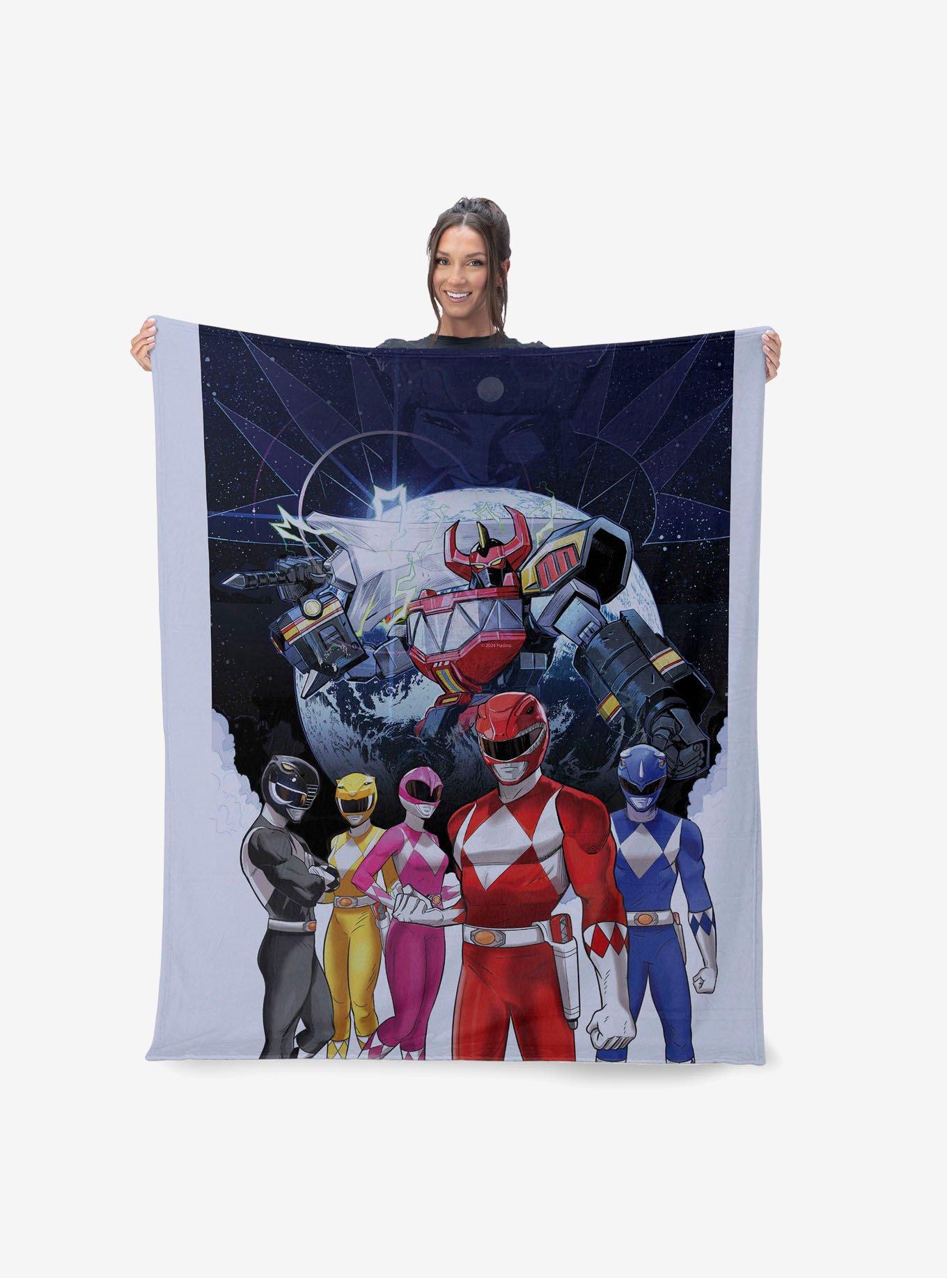 Mighty Morphin Power Rangers 50x60" Silk Touch Throw Blanket, , hi-res