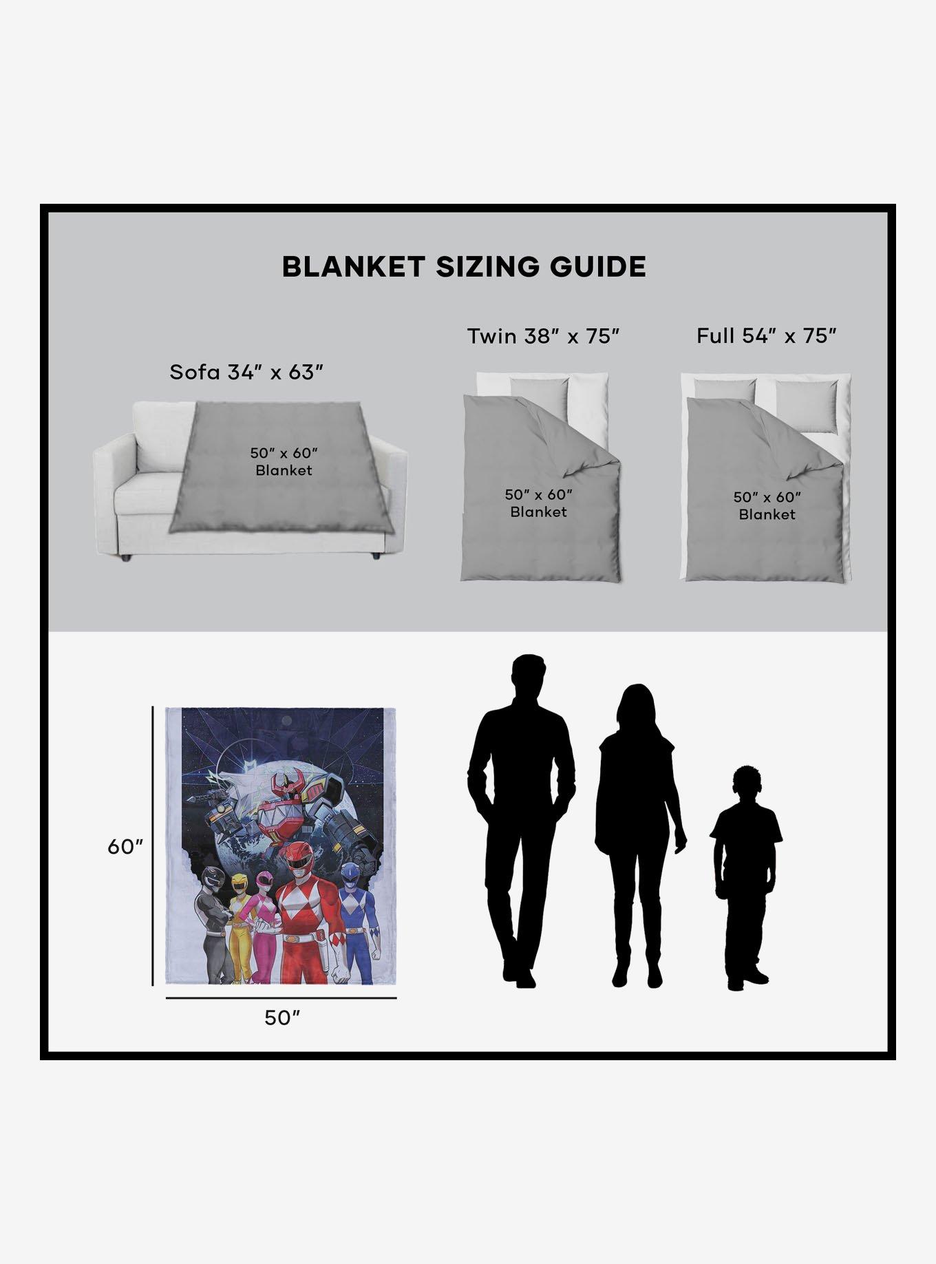 Mighty Morphin Power Rangers 50x60" Silk Touch Throw Blanket, , alternate