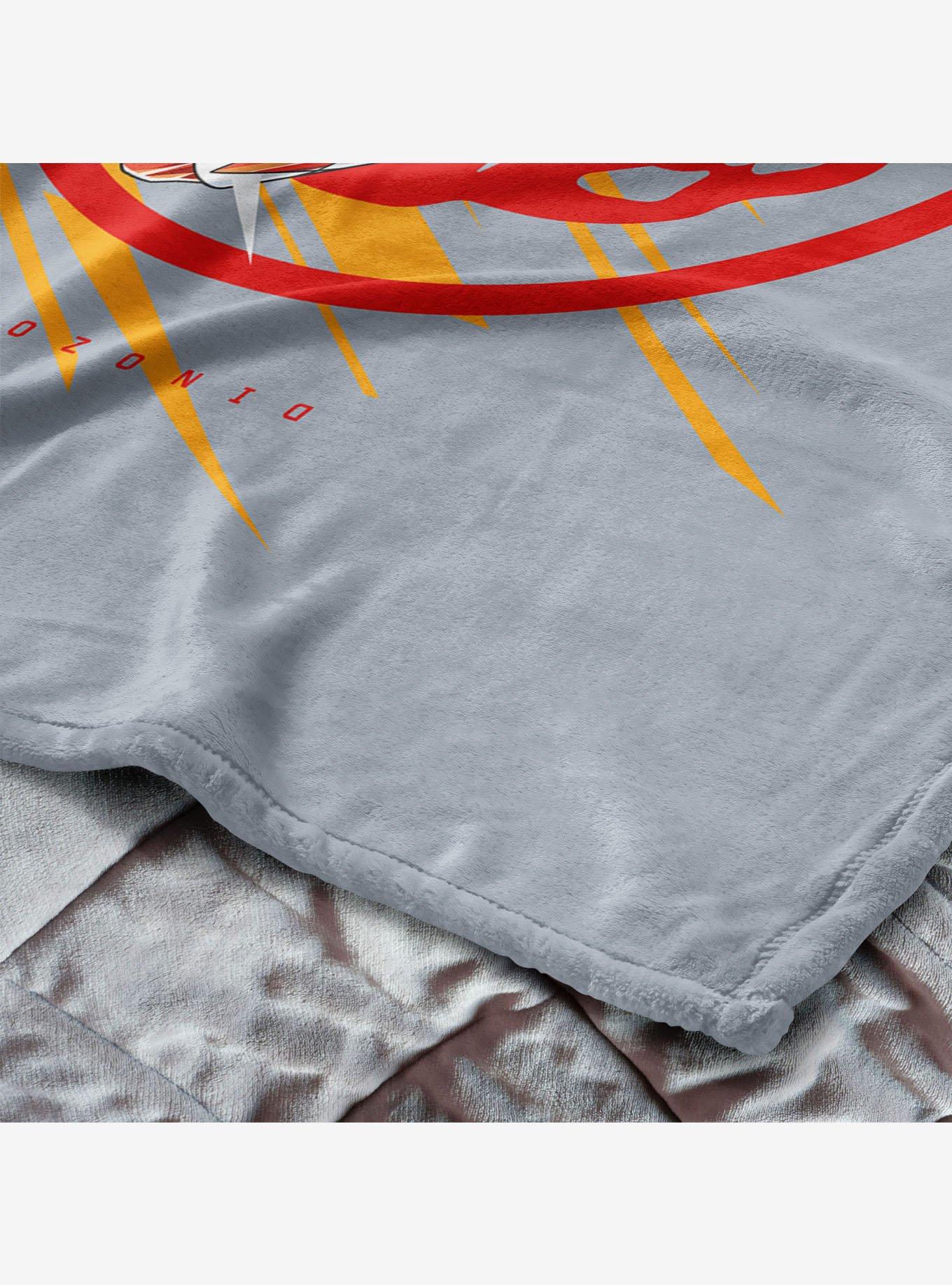 Mighty Morphin Power Rangers Red Ranger 50x60" Silk Touch Throw Blanket, , alternate