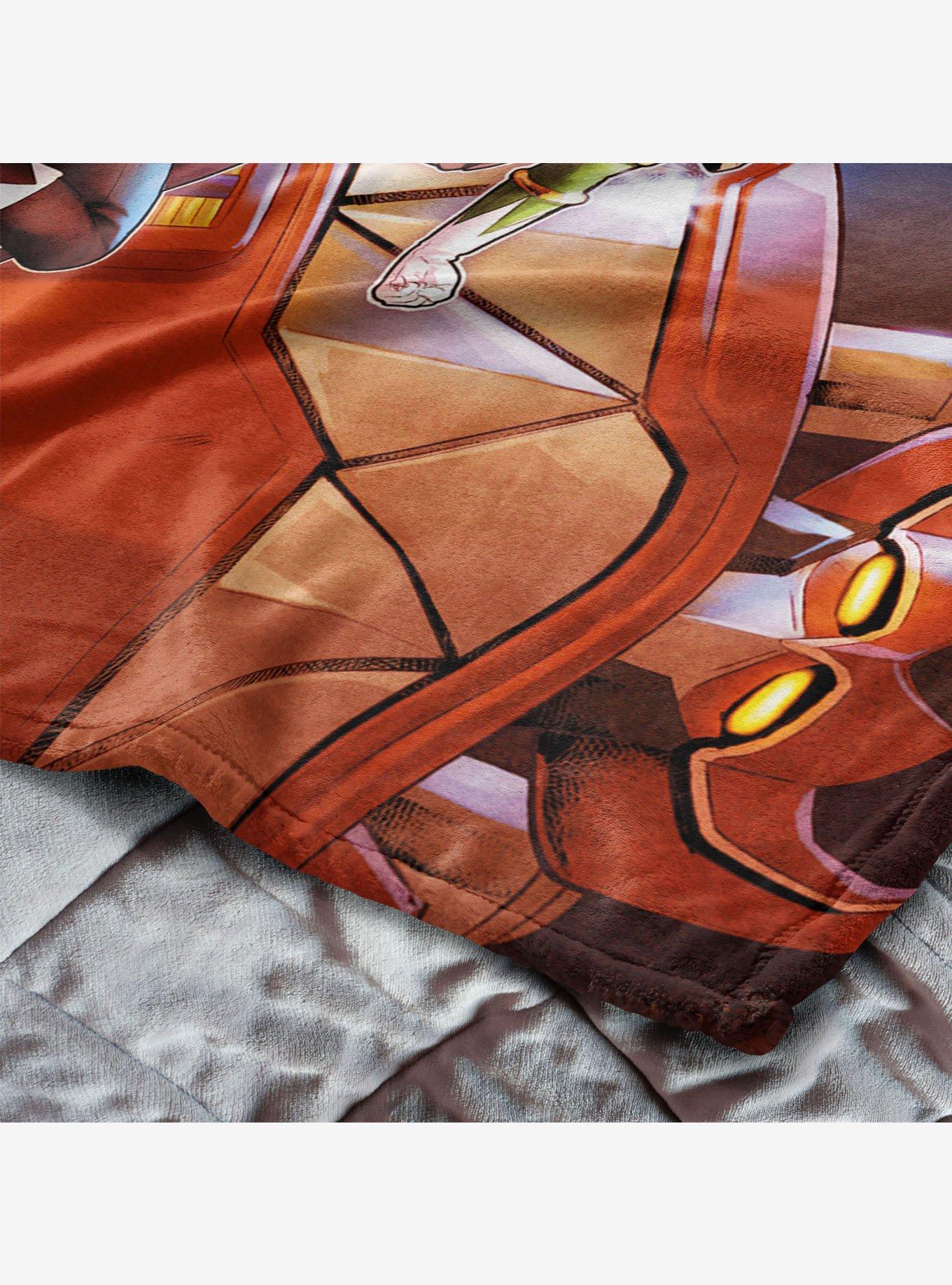 Mighty Morphin Power Rangers Vintage Rangers 50x60" Silk Touch Throw Blanket, , alternate