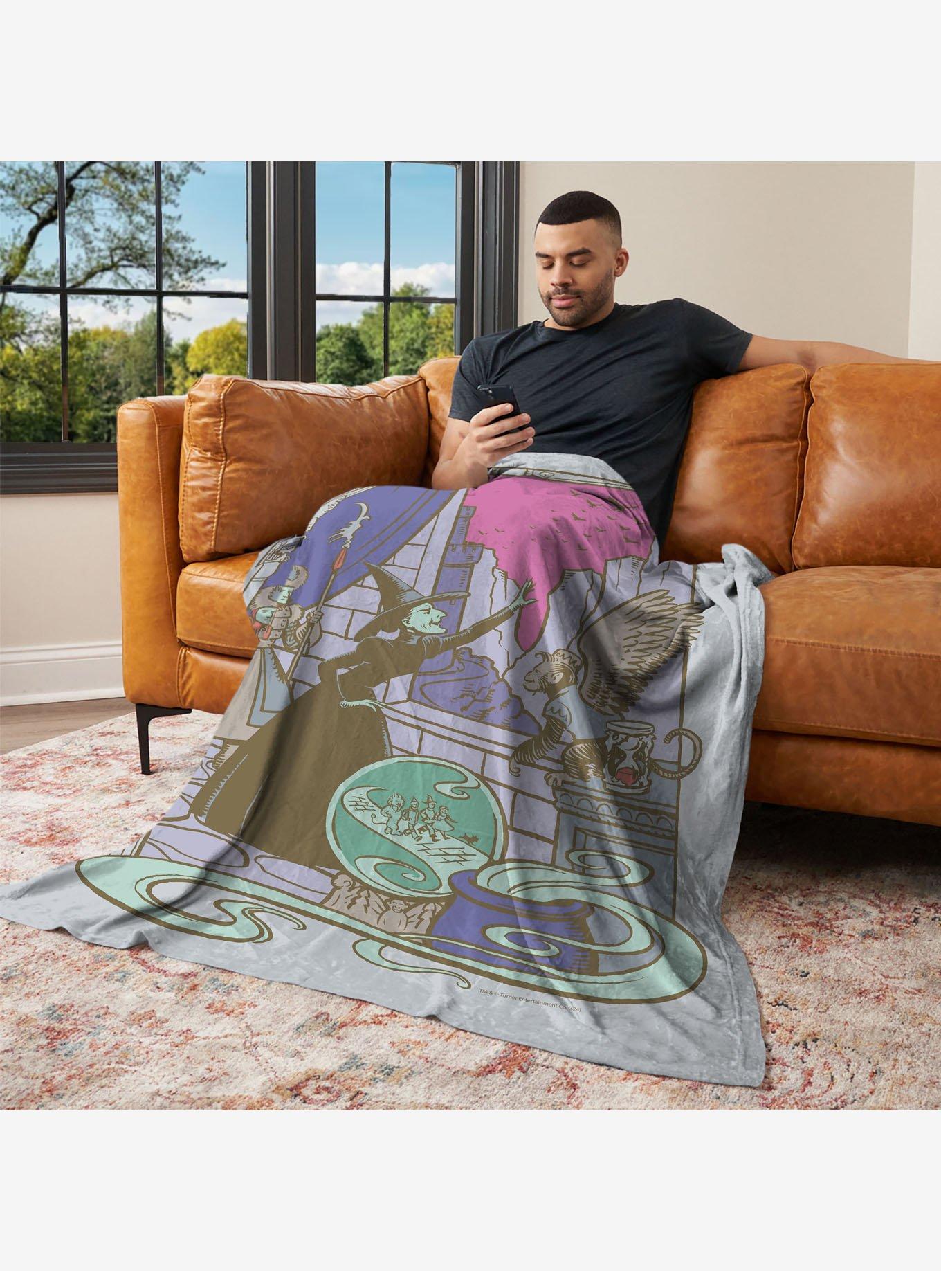 The Wizard of Oz Wicked Witch 50x60" Silk Touch Throw Blanket, , alternate