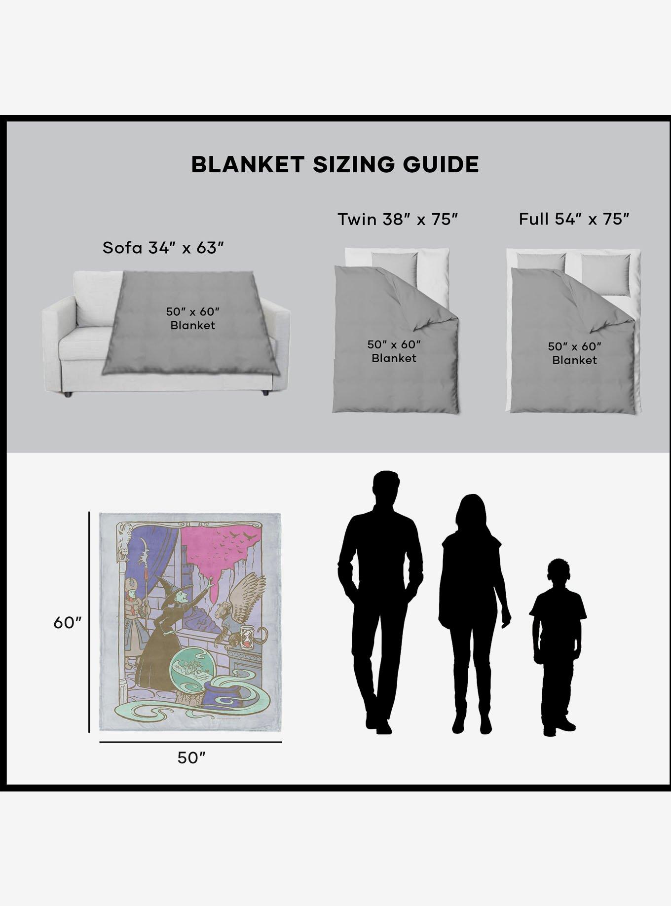 The Wizard of Oz Wicked Witch 50x60" Silk Touch Throw Blanket, , alternate