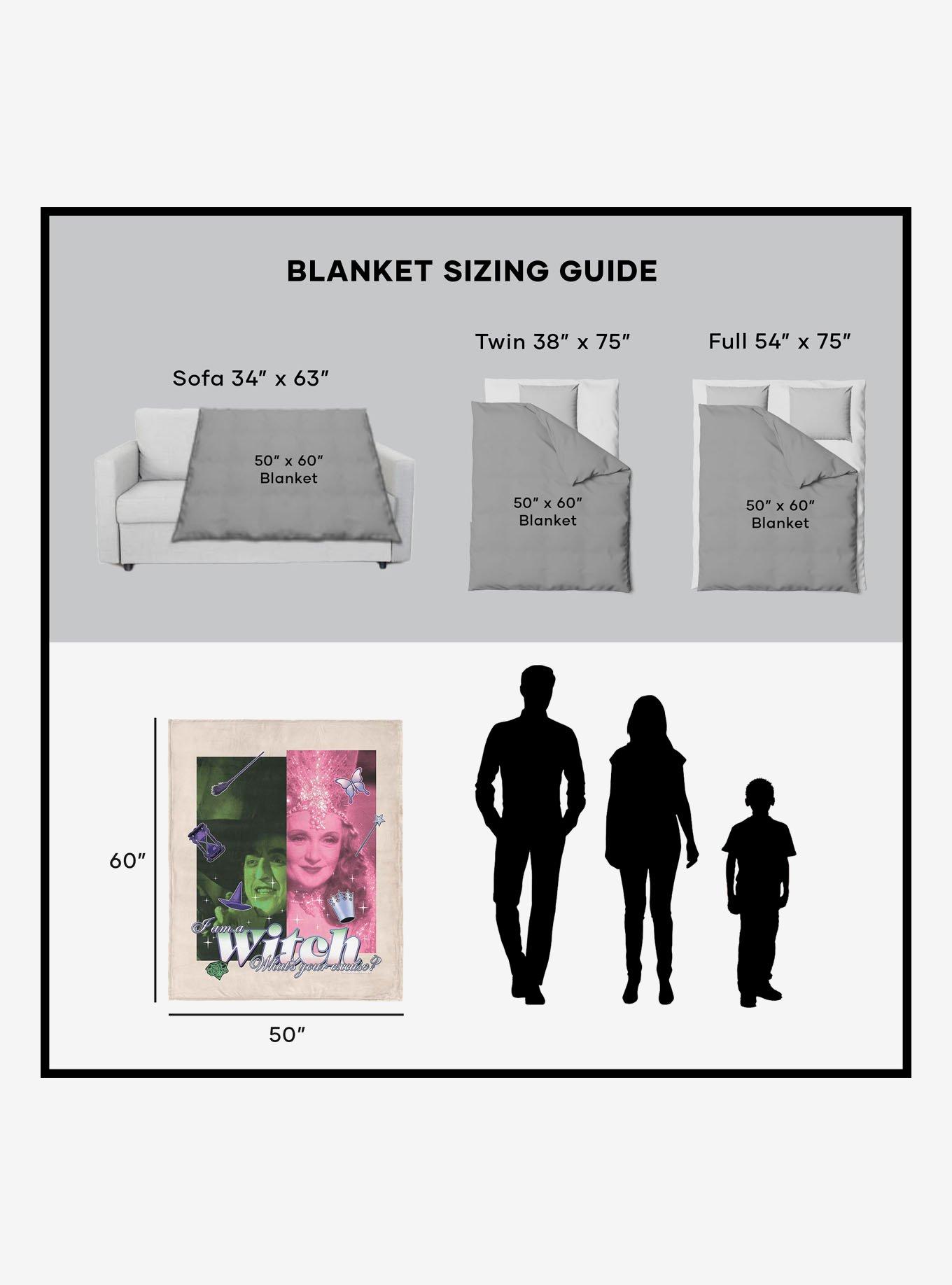 The Wizard of Oz What's Your Excuse 50x60" Silk Touch Throw Blanket, , alternate