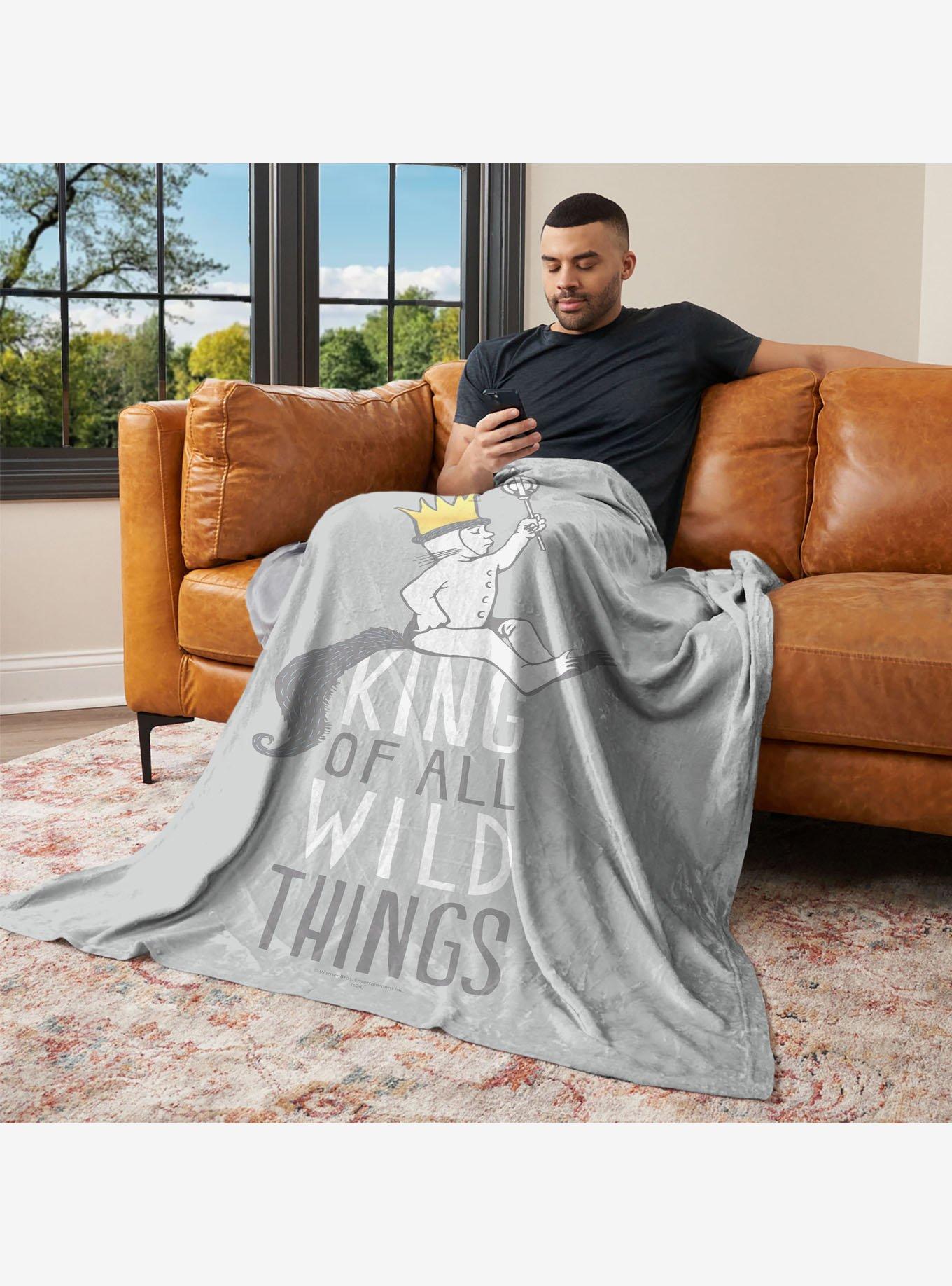 Where The Wild Things Are King Of All 50x60" Silk Touch Throw Blanket, , alternate
