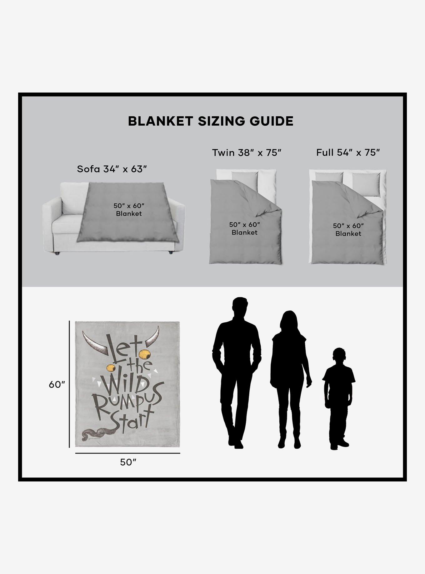 Where The Wild Things Are Wild Rumpus 50x60" Silk Touch Throw Blanket, , alternate