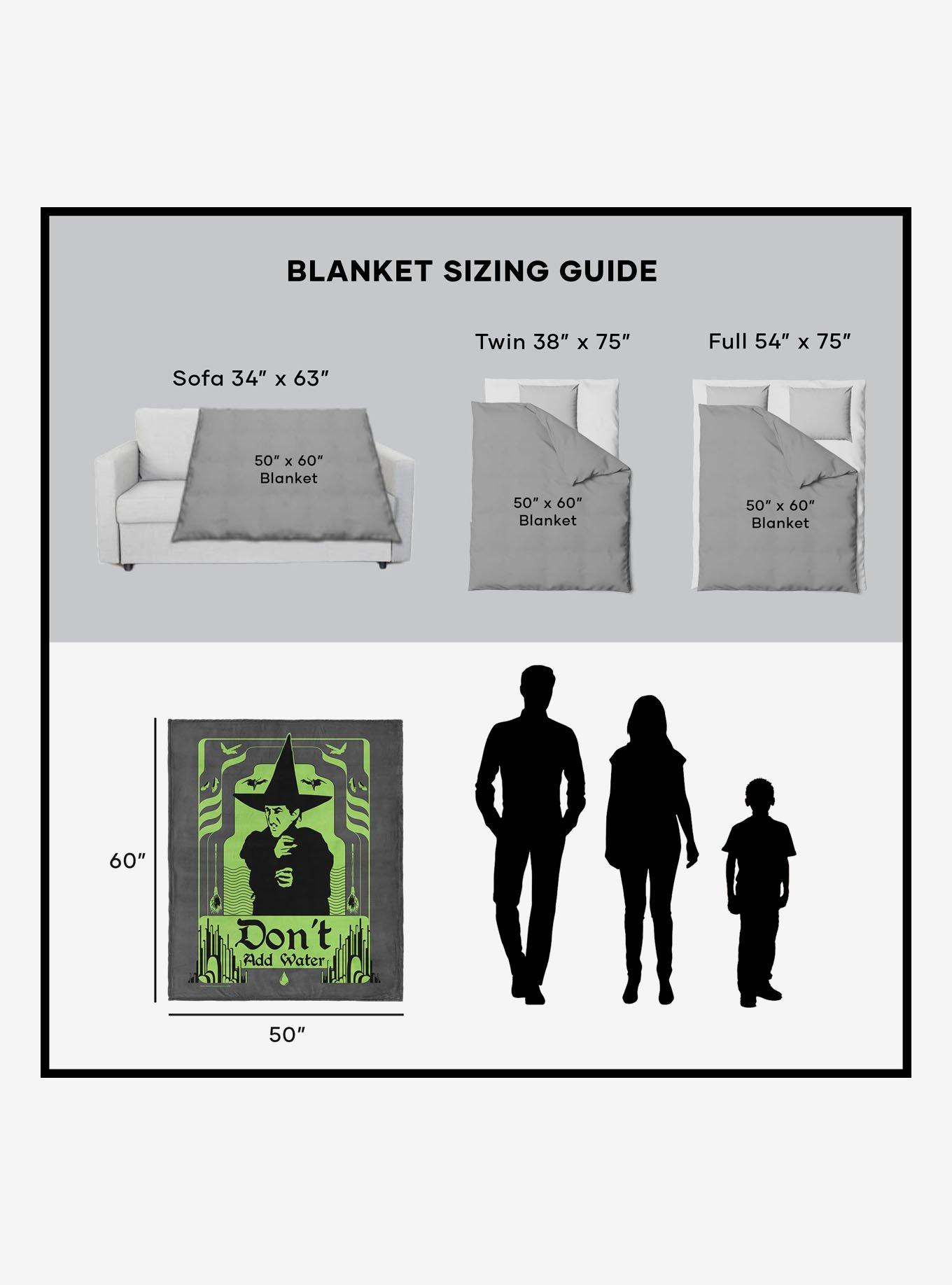 The Wizard of Oz Don't Add Water 50x60" Silk Touch Throw Blanket, , alternate