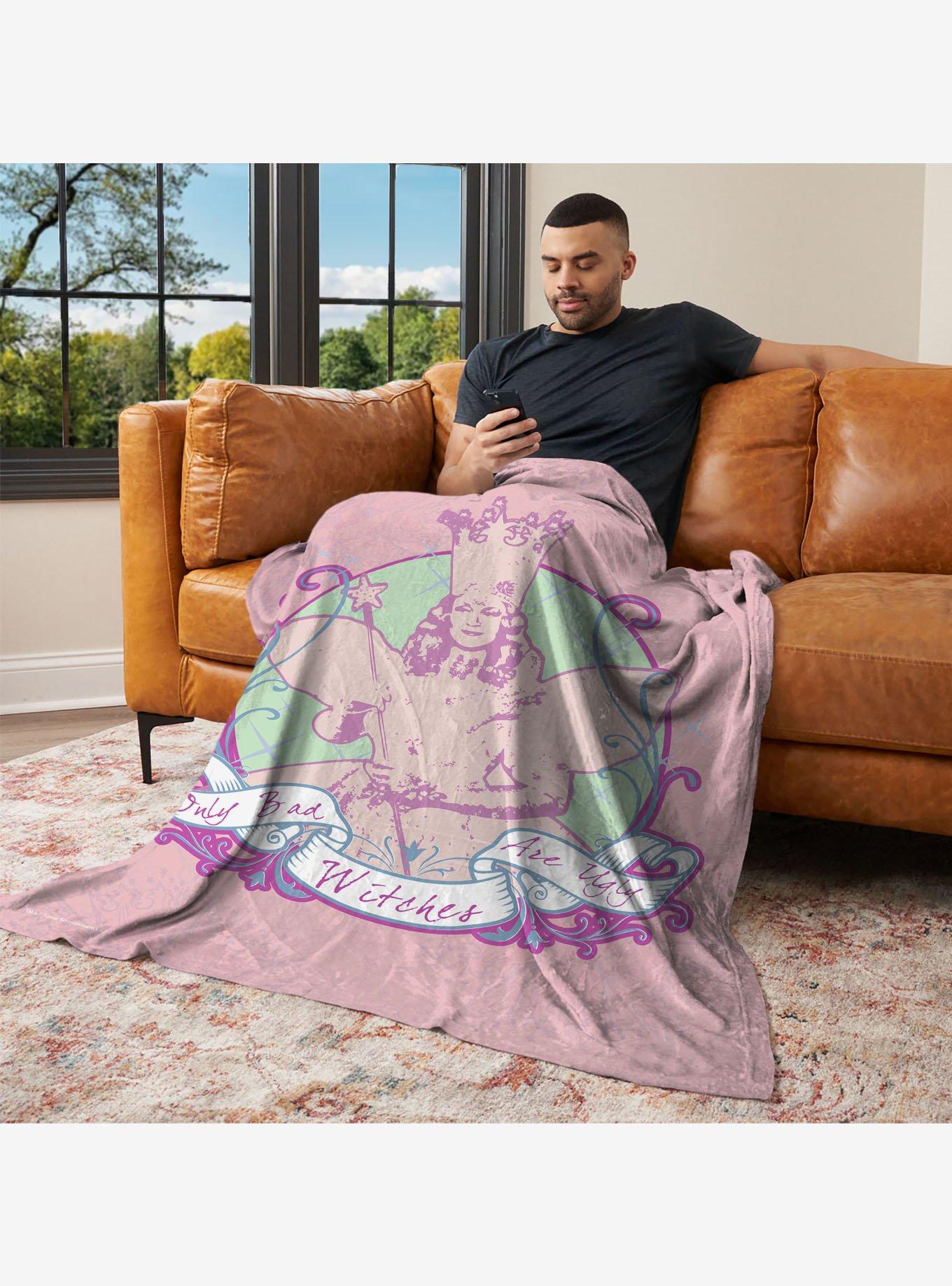 The Wizard of Oz Glinda Pattern 50x60" Silk Touch Throw Blanket, , alternate