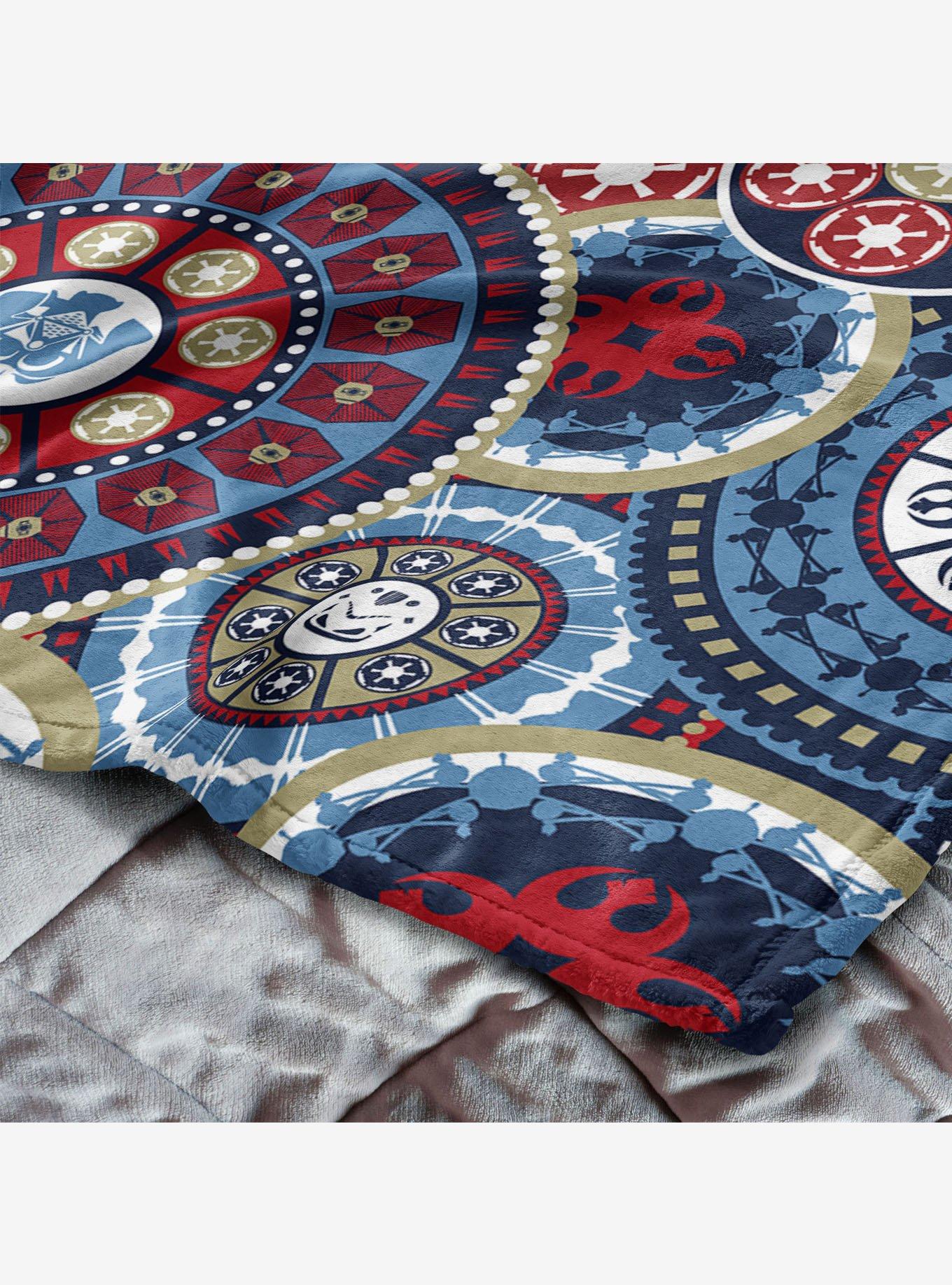 Star Wars Classic Repeats and Patterns Mandala 50x60" Silk Touch Throw Blanket, , alternate