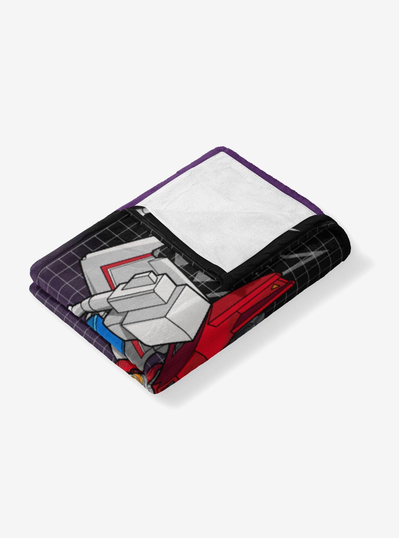 Transformers G1 Grid Starscream 50x60" Silk Touch Throw Blanket, , alternate