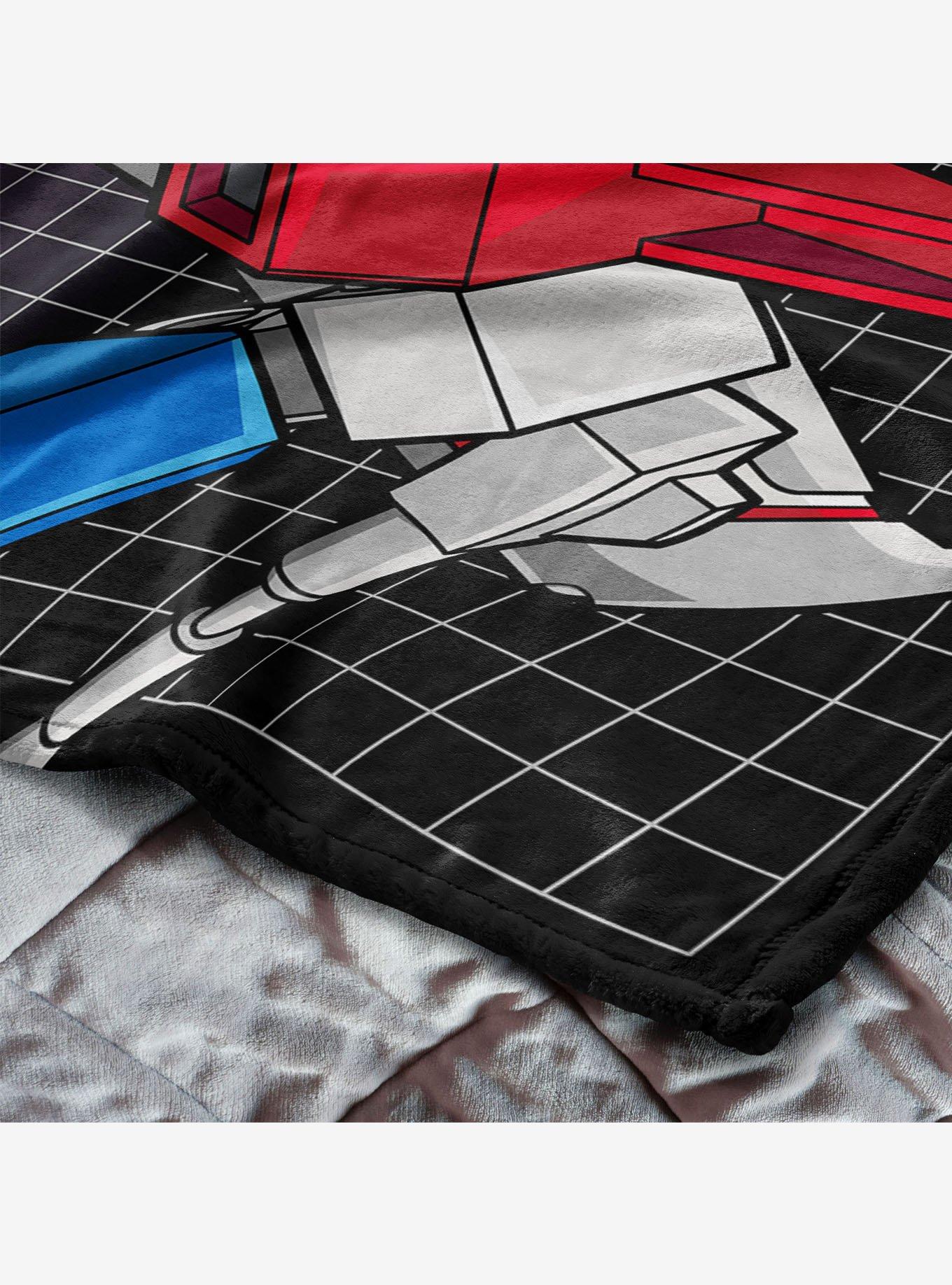 Transformers G1 Grid Starscream 50x60" Silk Touch Throw Blanket, , alternate