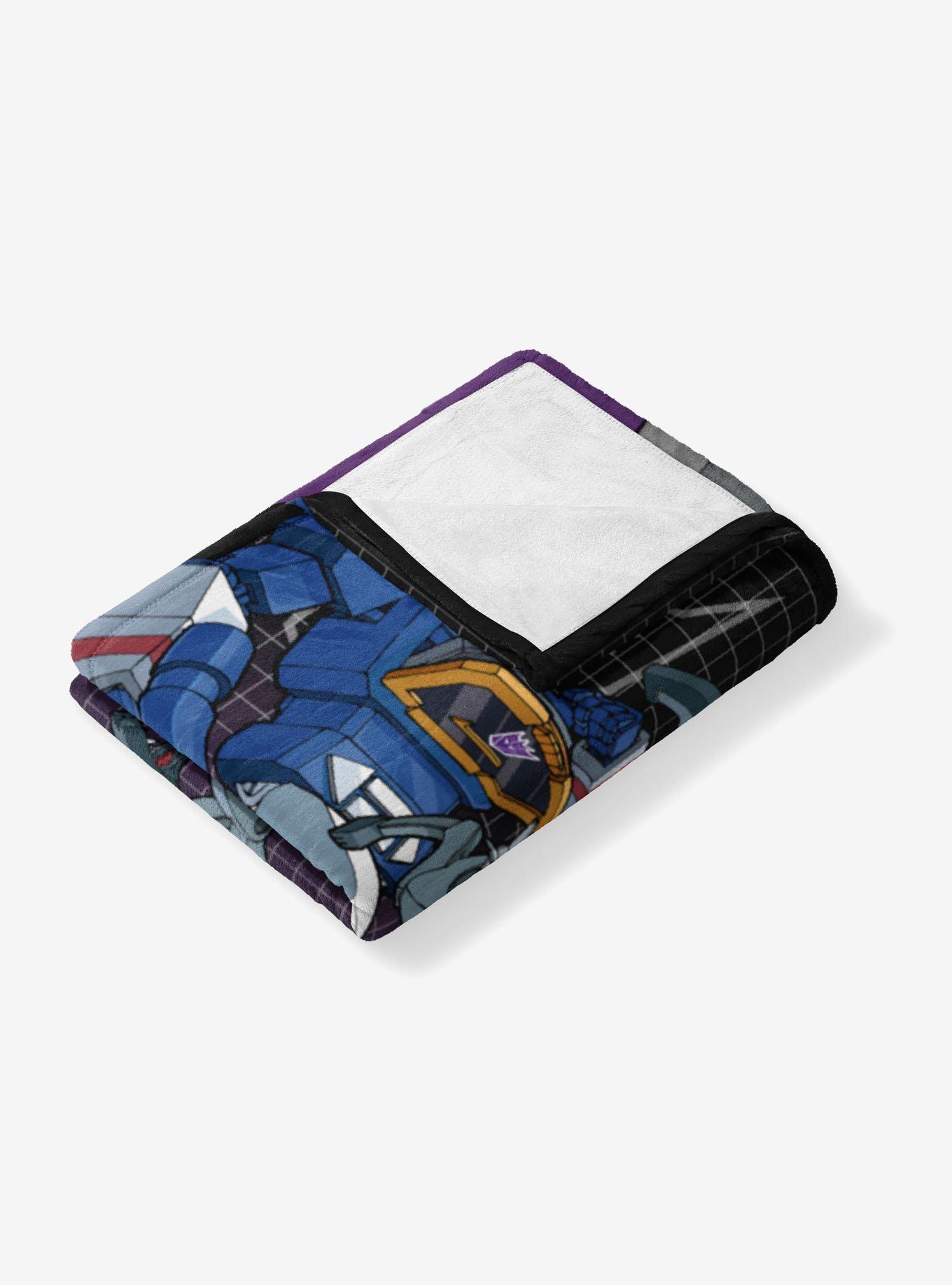 Transformers G1 Grid Soundwave 50x60" Silk Touch Throw Blanket, , alternate
