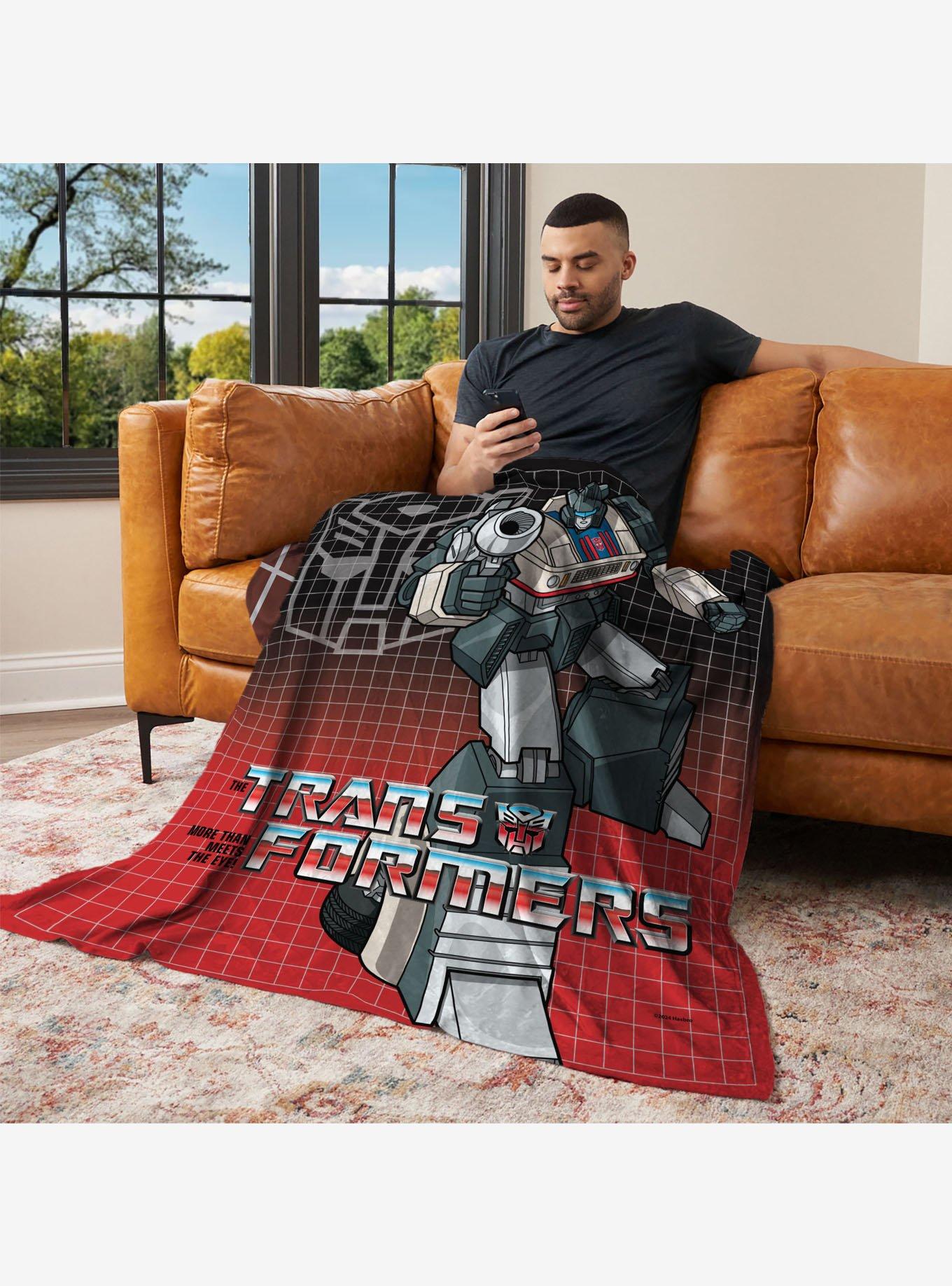 Transformers G1 Grid Jazz 50x60" Silk Touch Throw Blanket, , alternate