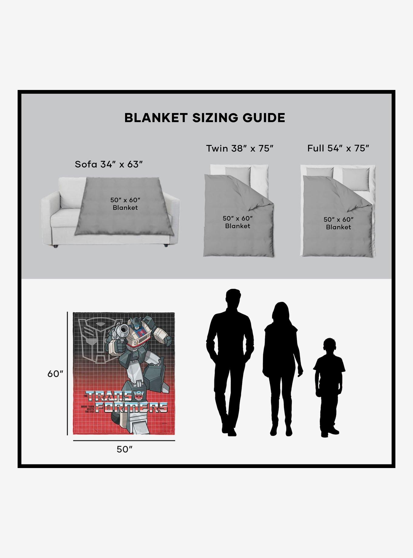 Transformers G1 Grid Jazz 50x60" Silk Touch Throw Blanket, , alternate