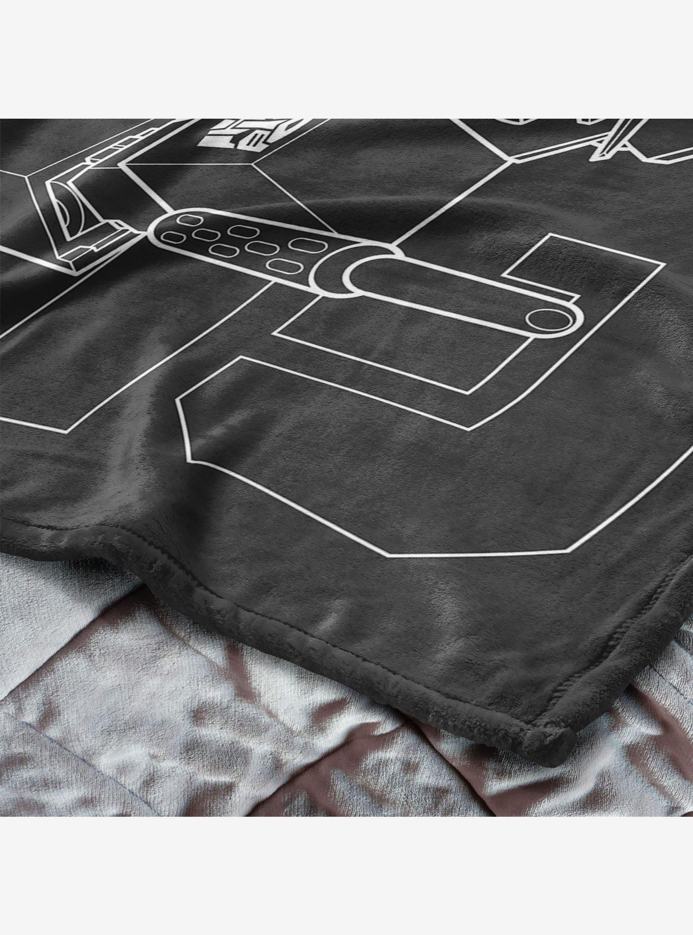 Transformers G1 Optimus Prime and Megatron 50x60" Silk Touch Throw Blanket, , alternate