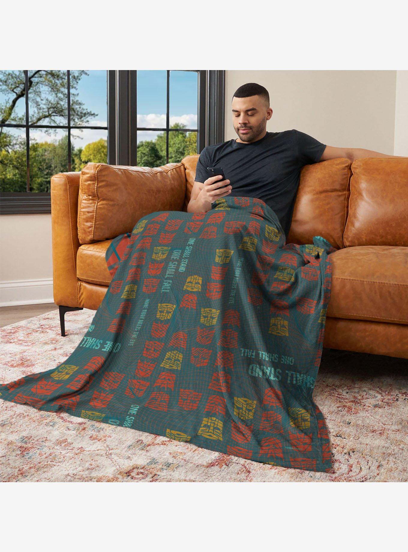 Transformers One Shall Stand One Shall Fall 50x60" Silk Touch Throw Blanket, , alternate
