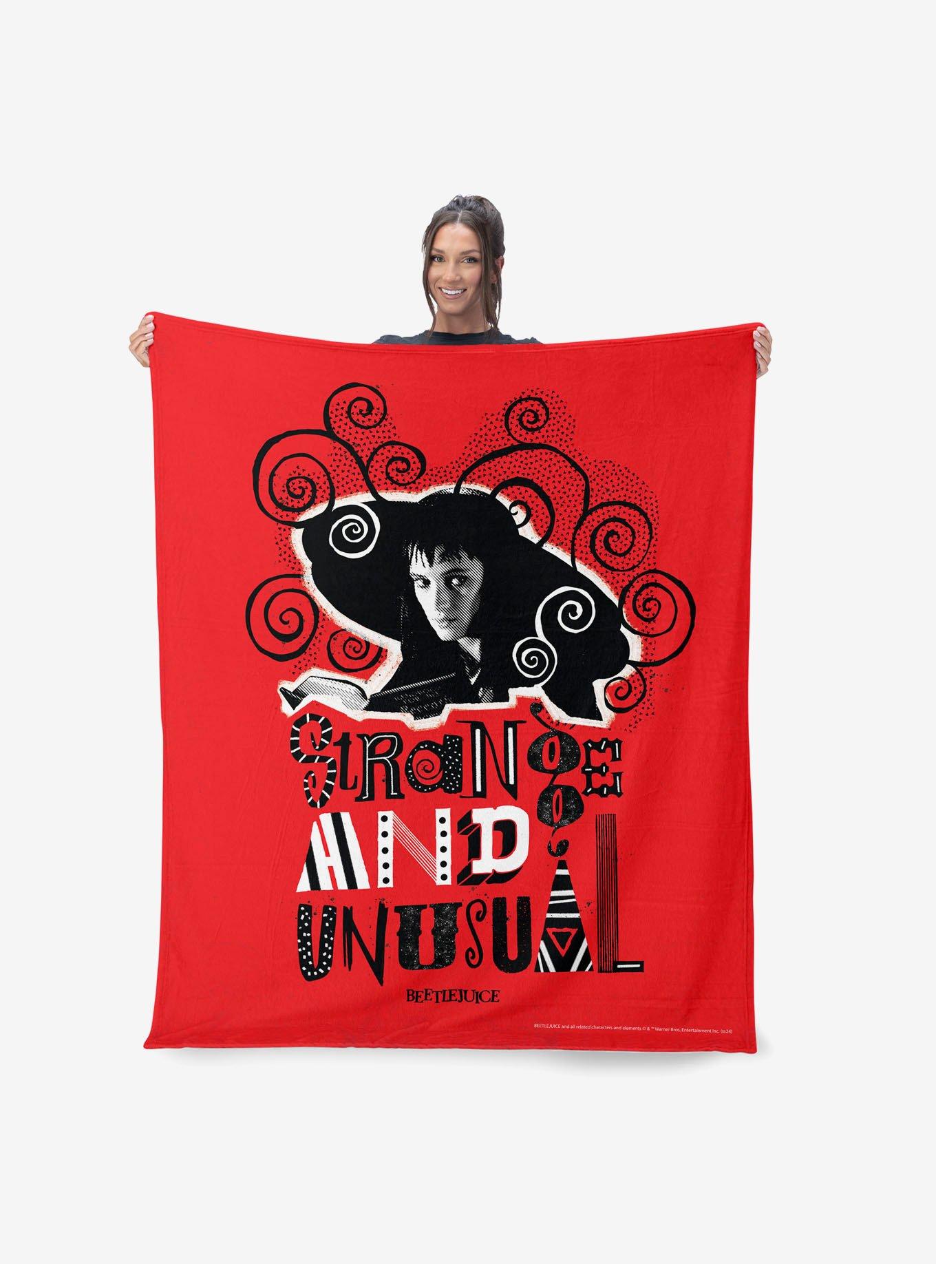 Beetlejuice So So Strange 50x60" Silk Touch Throw Blanket, , hi-res