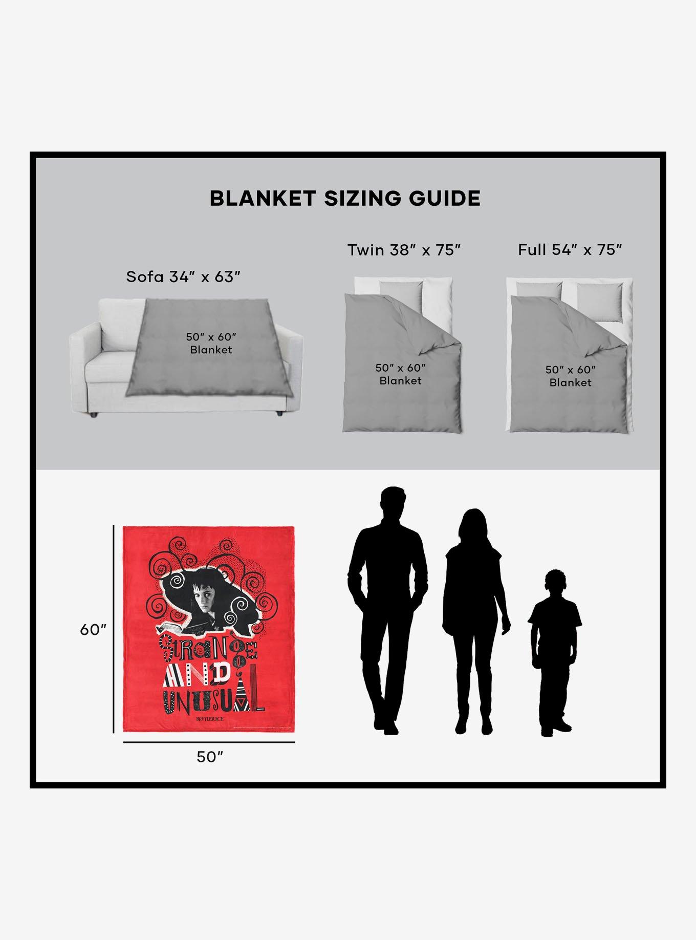 Beetlejuice So So Strange 50x60" Silk Touch Throw Blanket, , alternate