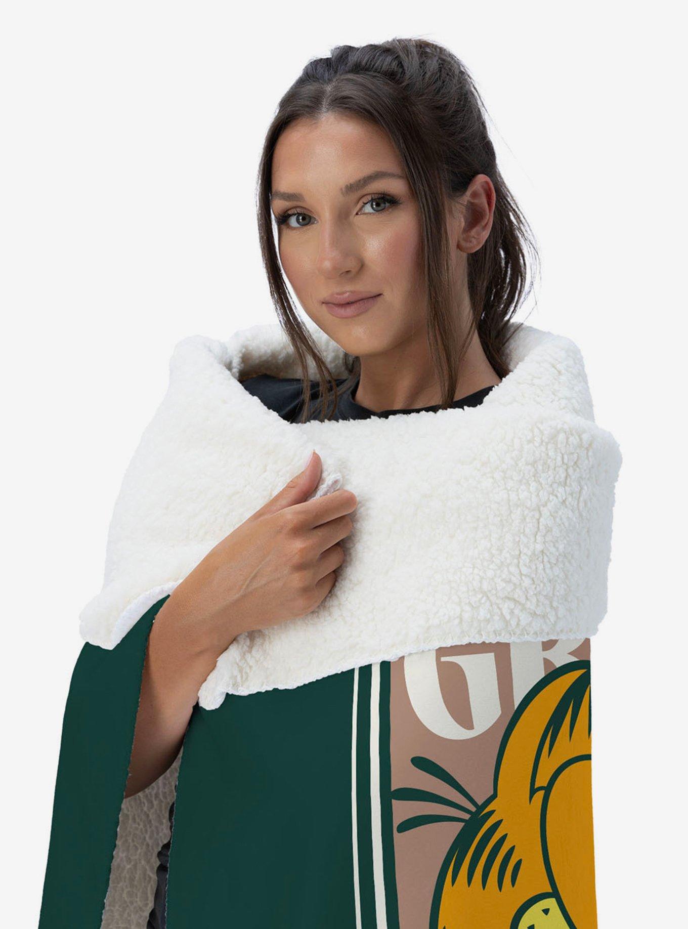 Garfield The Great Indoors Silk Touch Sherpa Throw Blanket, , alternate