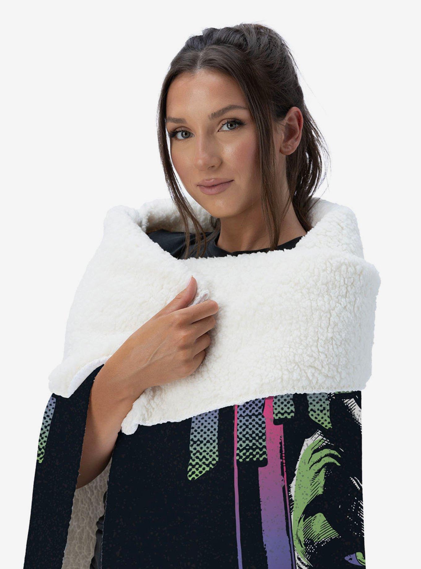 DC Comics Arkham Asylum Silk Touch Sherpa Throw Blanket, , alternate