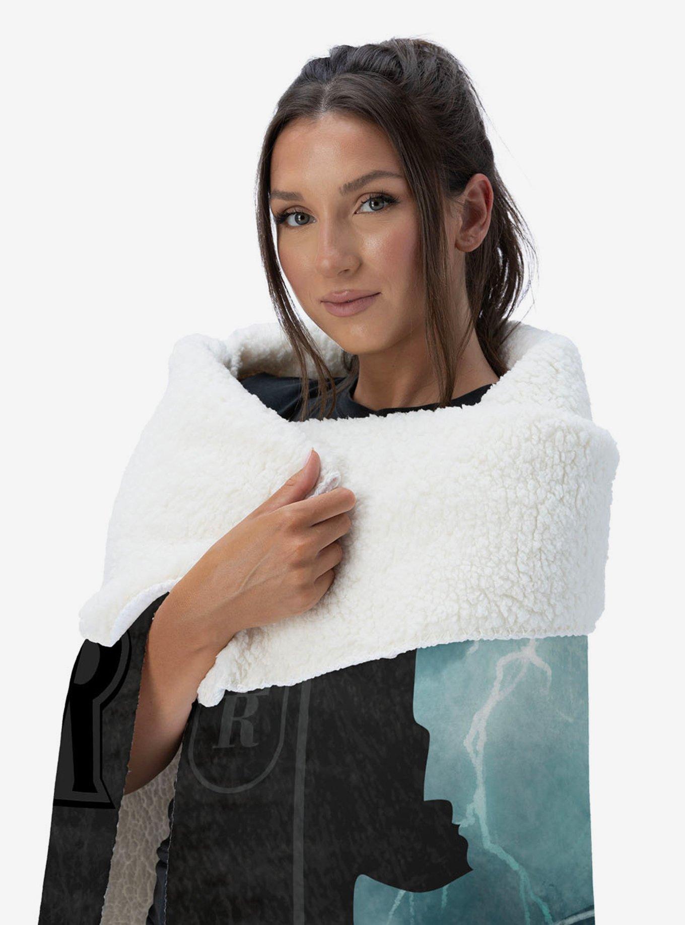 DC Comics Joker's Embrace Silk Touch Sherpa Throw Blanket, , alternate