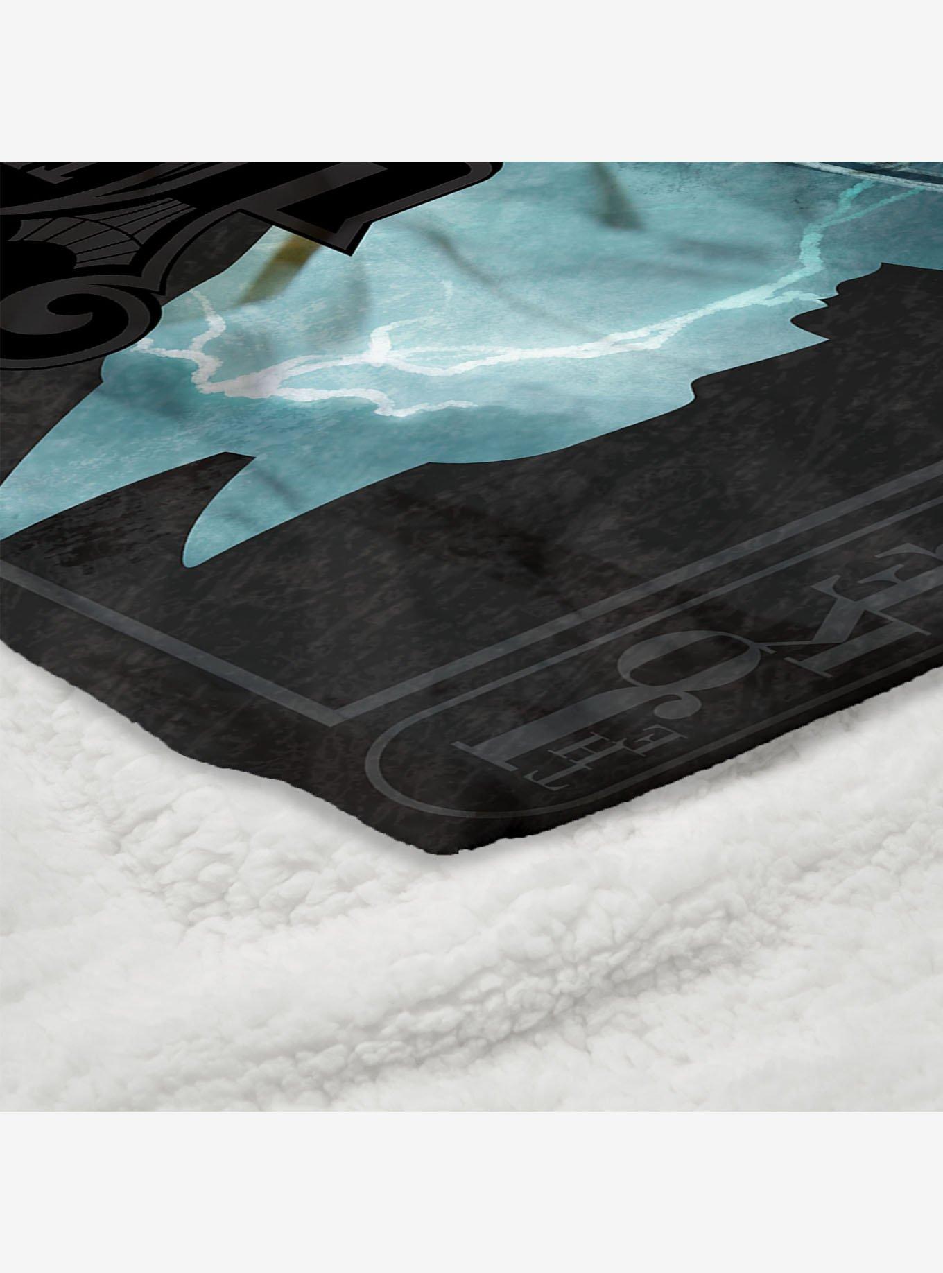 DC Comics Joker's Embrace Silk Touch Sherpa Throw Blanket, , alternate