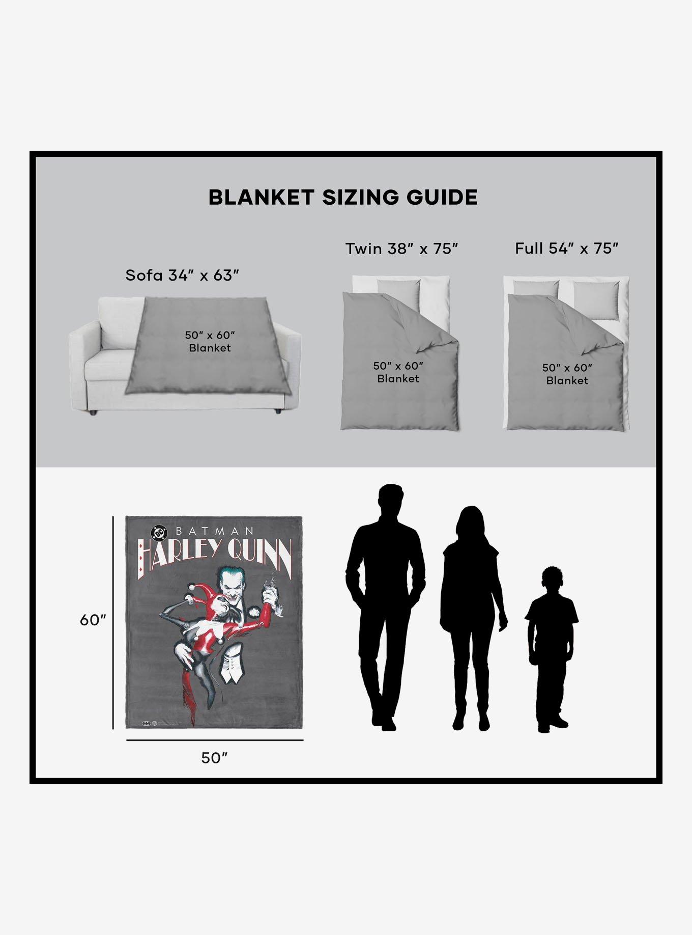 DC Comics Joker Tango Silk Touch Sherpa Throw Blanket, , alternate