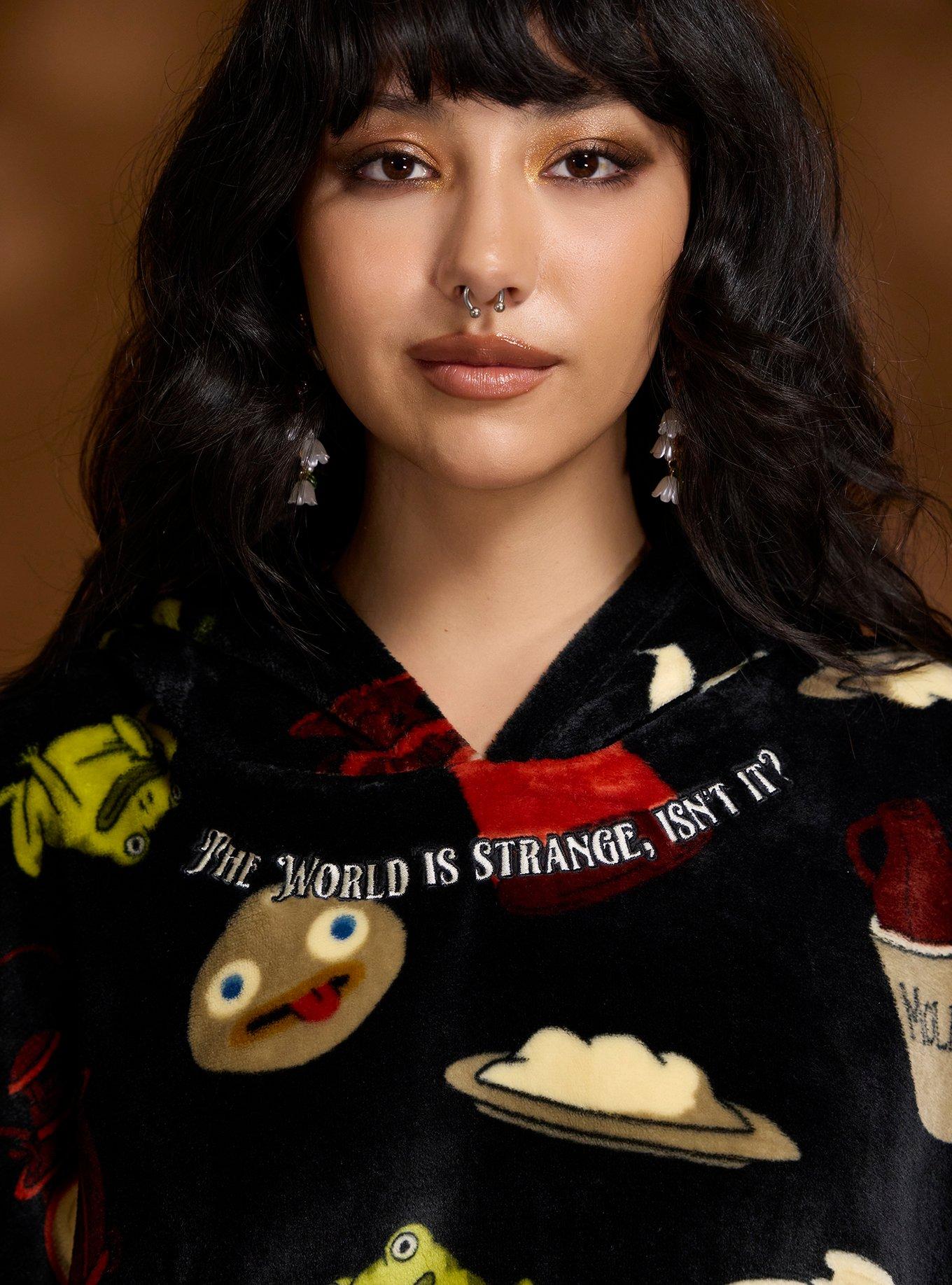 Over The Garden Wall Icons Fuzzy Oversized Hoodie, , alternate