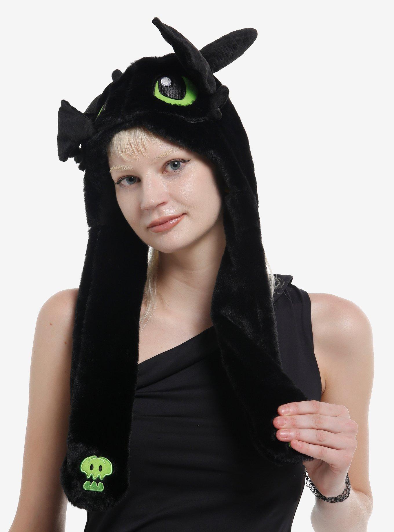 How To Train Your Dragon Toothless Tassel Beanie With Moveable Wings, , hi-res