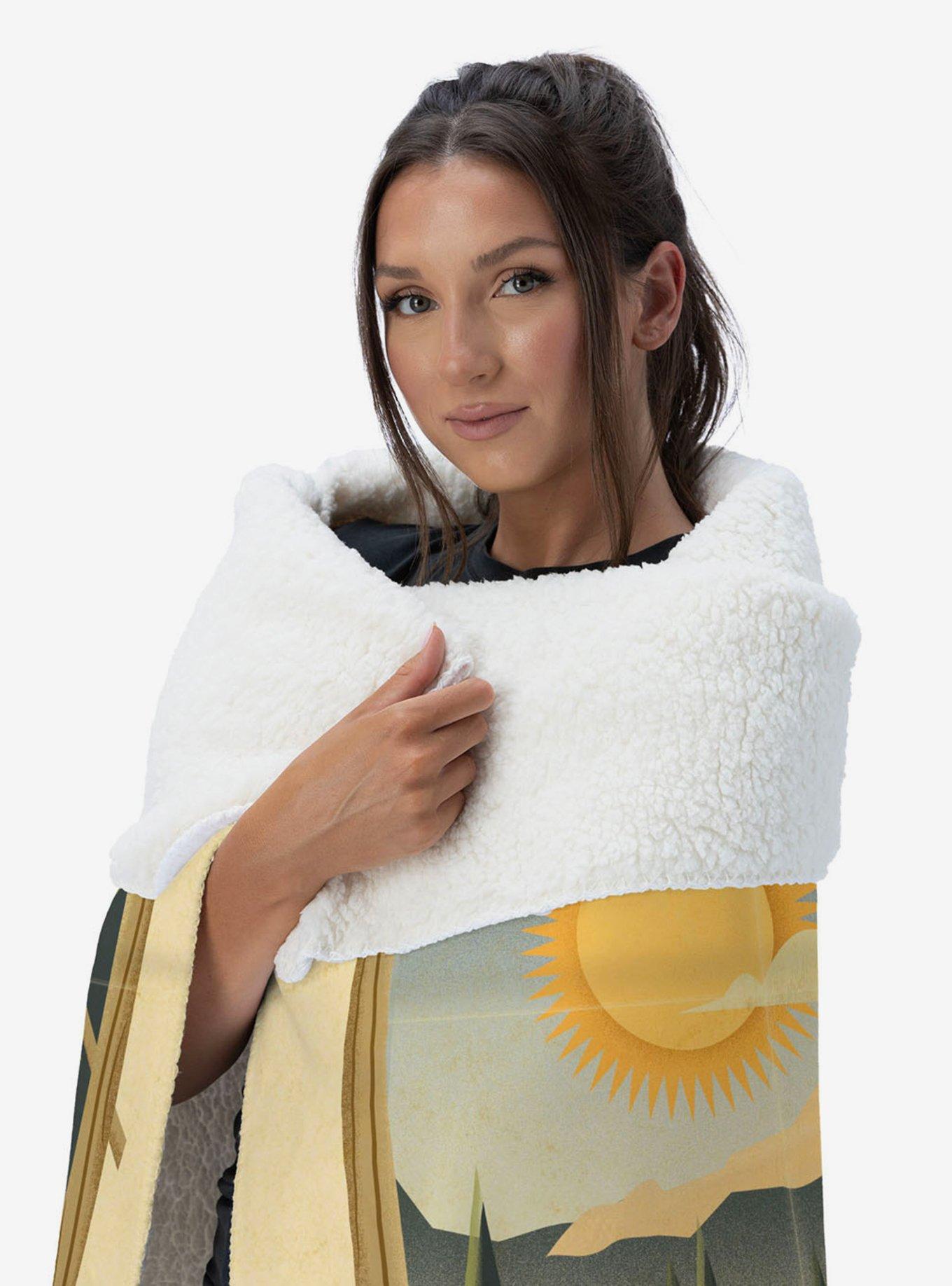 Disney Up Wilderness Explorers Silk Touch Sherpa Throw Blanket, , alternate