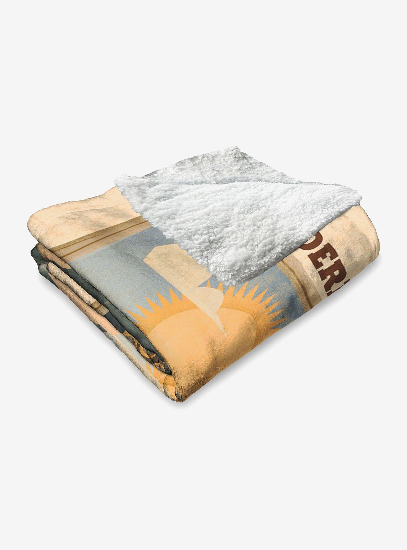 Disney Up Wilderness Explorers Silk Touch Sherpa Throw Blanket, , alternate