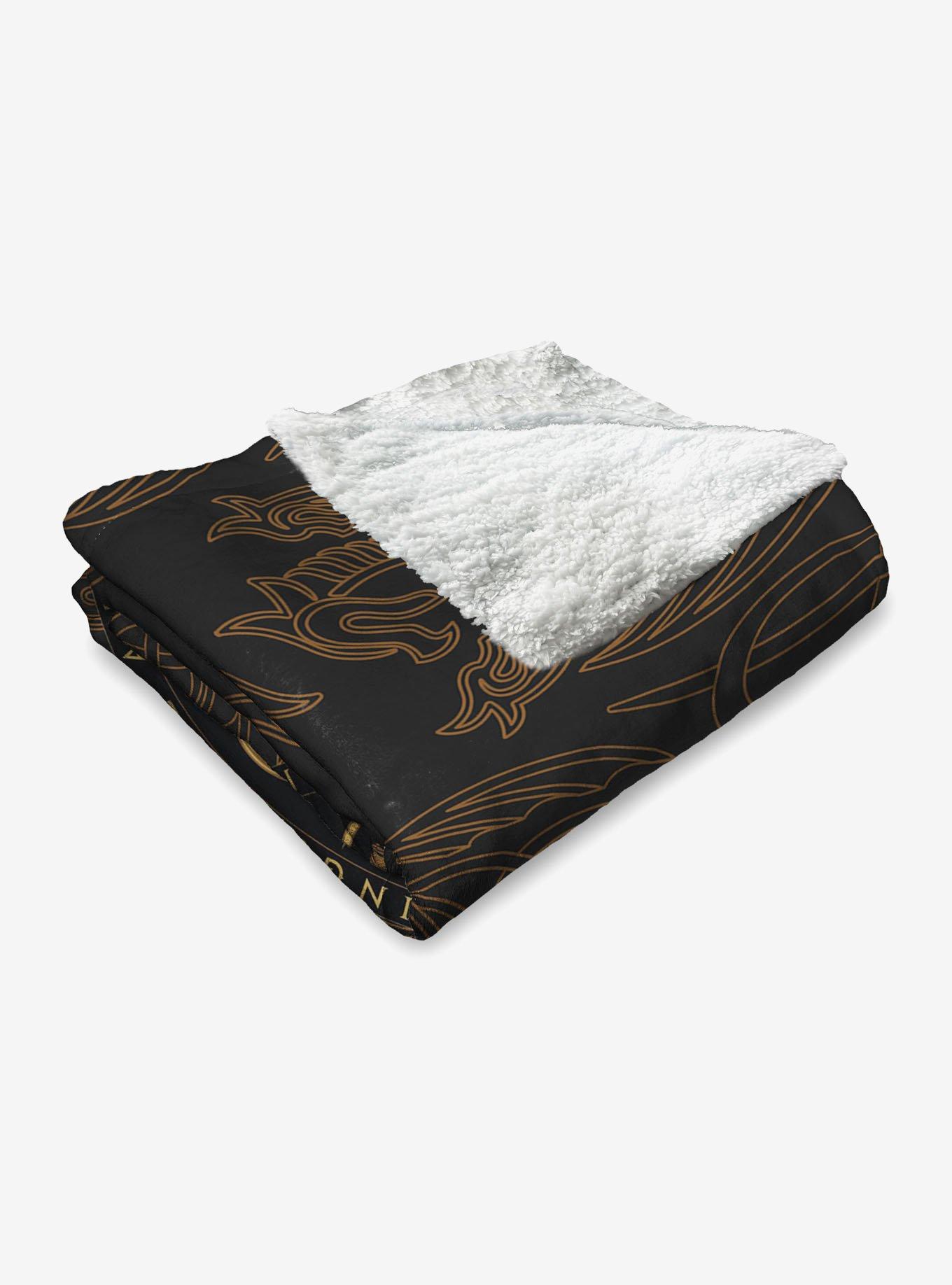 House of the Dragon Dragons Did Silk Touch Sherpa Throw Blanket, , alternate