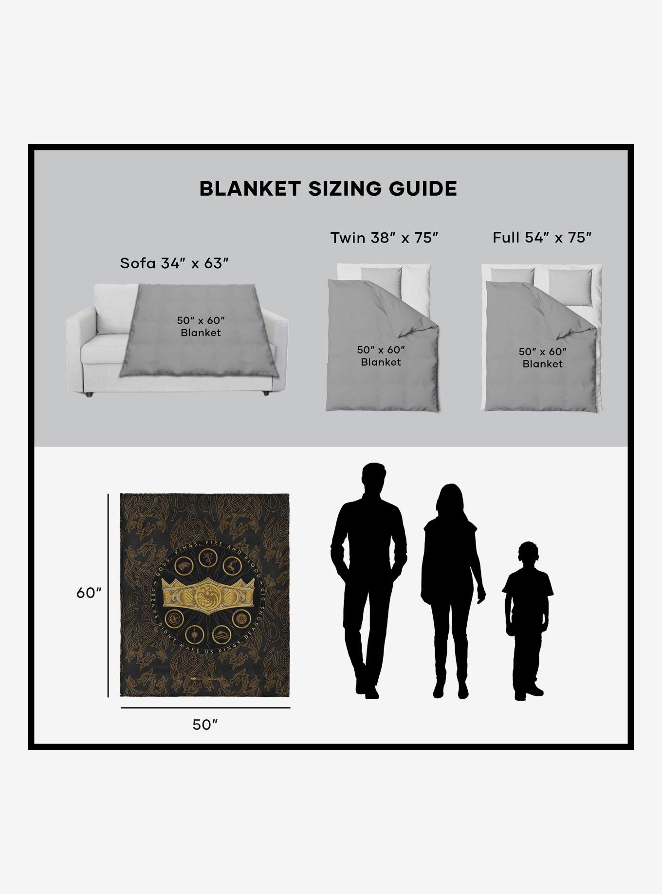 House of the Dragon Dragons Did Silk Touch Sherpa Throw Blanket, , alternate