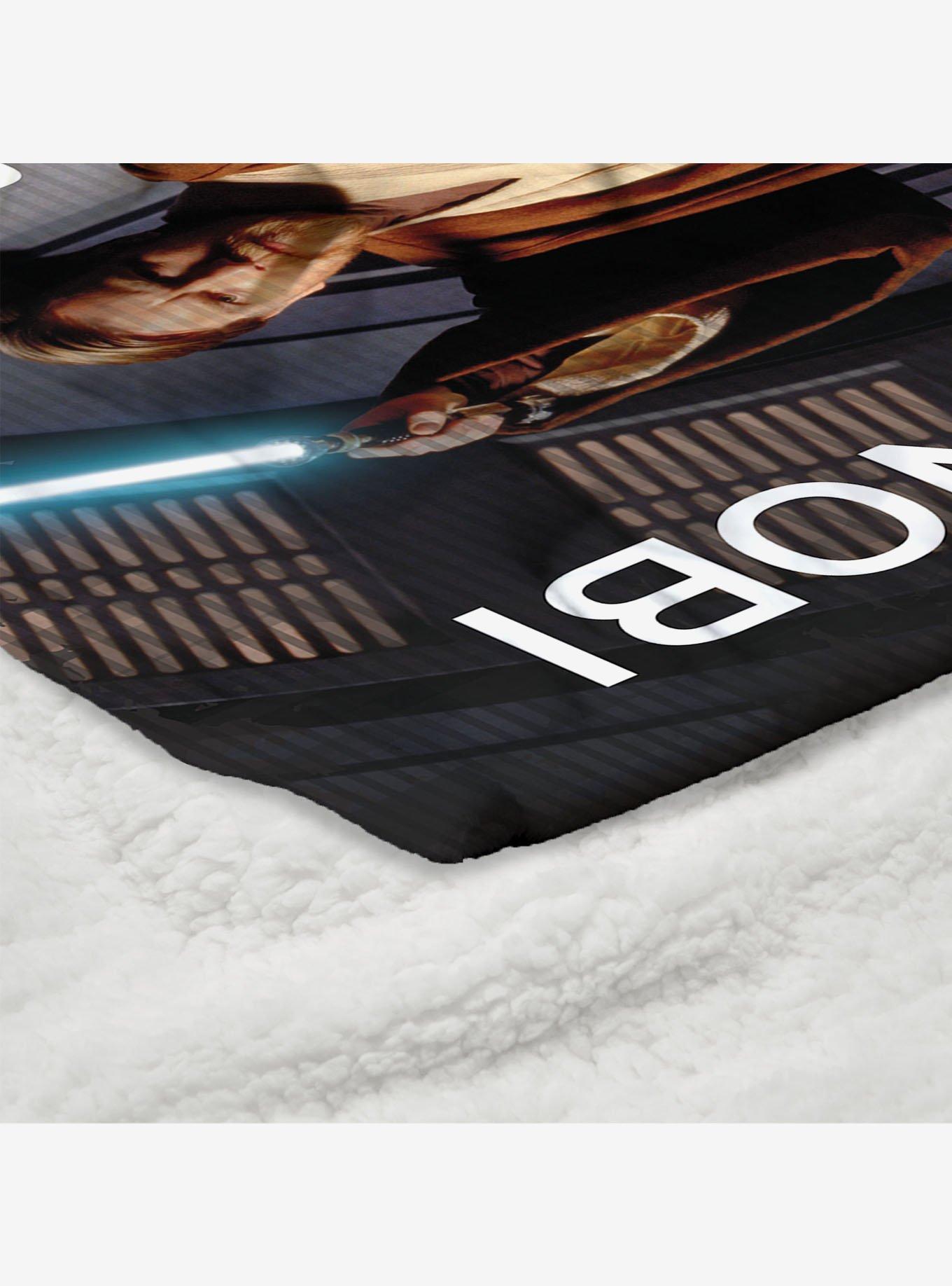 Star Wars Classic Quotes Obi-Wan Kenobi Silk Touch Sherpa Throw Blanket, , alternate