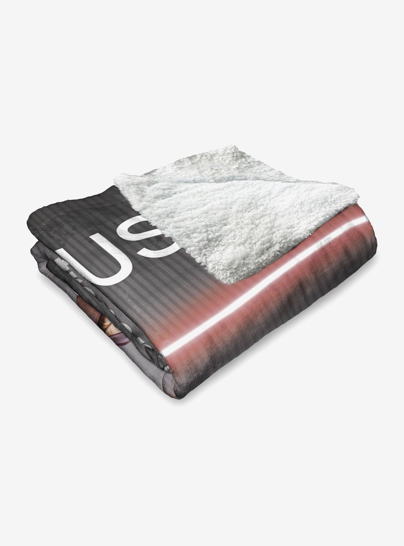 Star Wars Classic Quotes Sidious Legal Silk Touch Sherpa Throw Blanket, , alternate