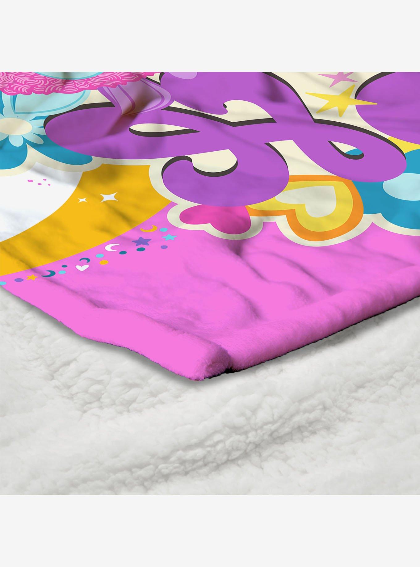 Furby Funky Furby Silk Touch Sherpa Throw Blanket, , alternate