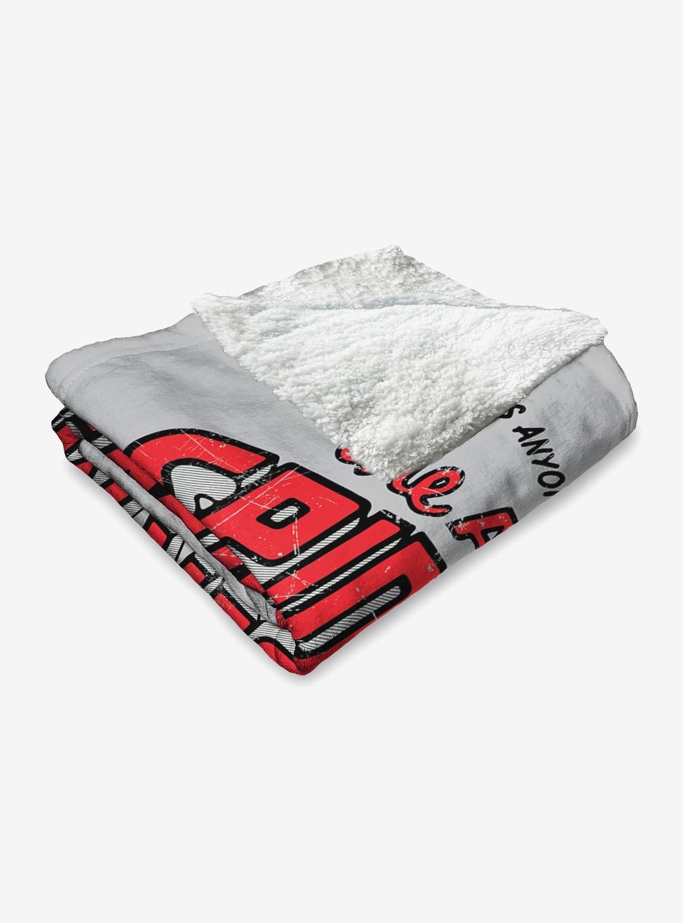 Marvel Spider-Man Peter Parker Alias Silk Touch Sherpa Throw Blanket, , alternate