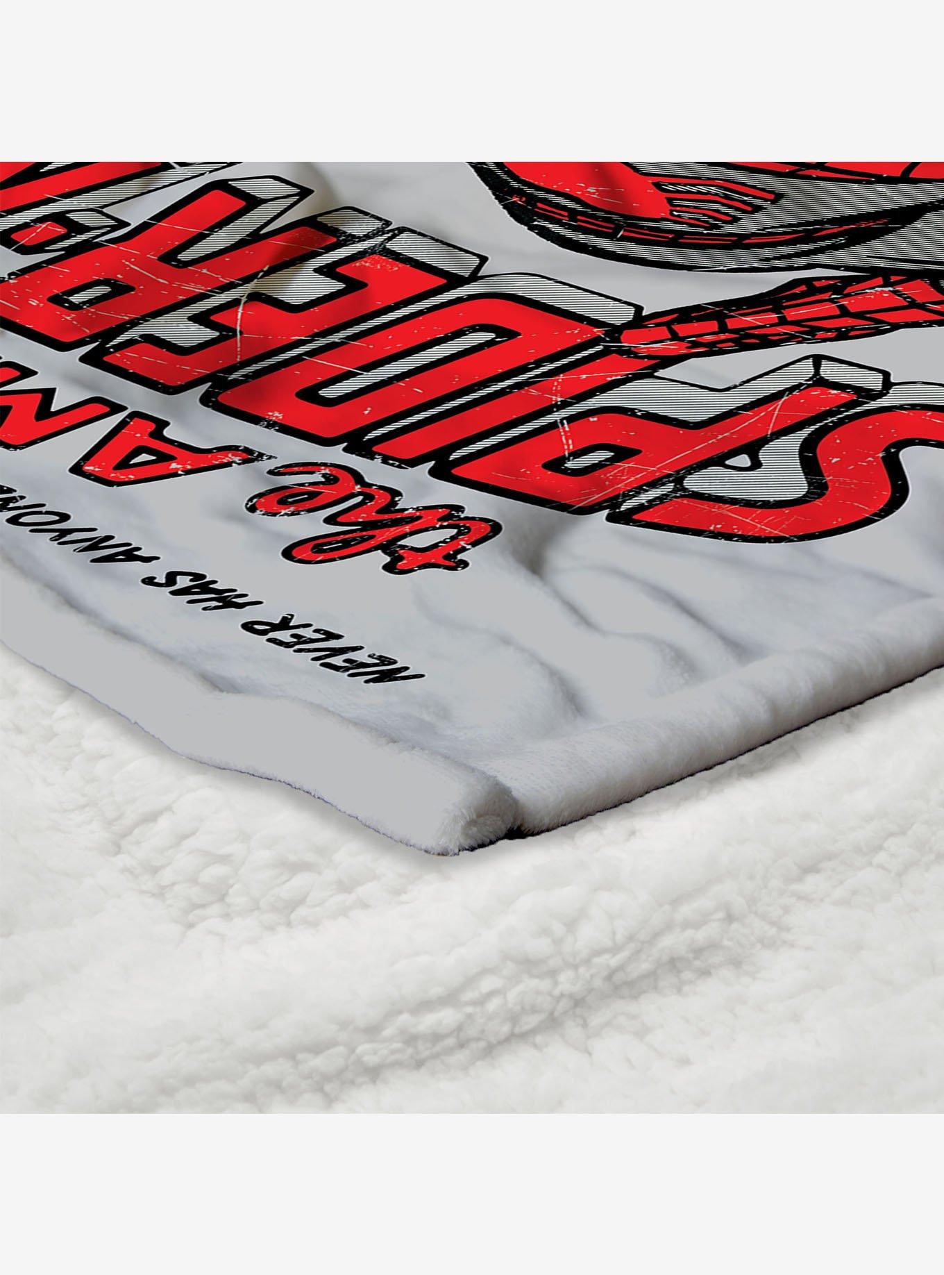 Marvel Spider-Man Peter Parker Alias Silk Touch Sherpa Throw Blanket, , alternate