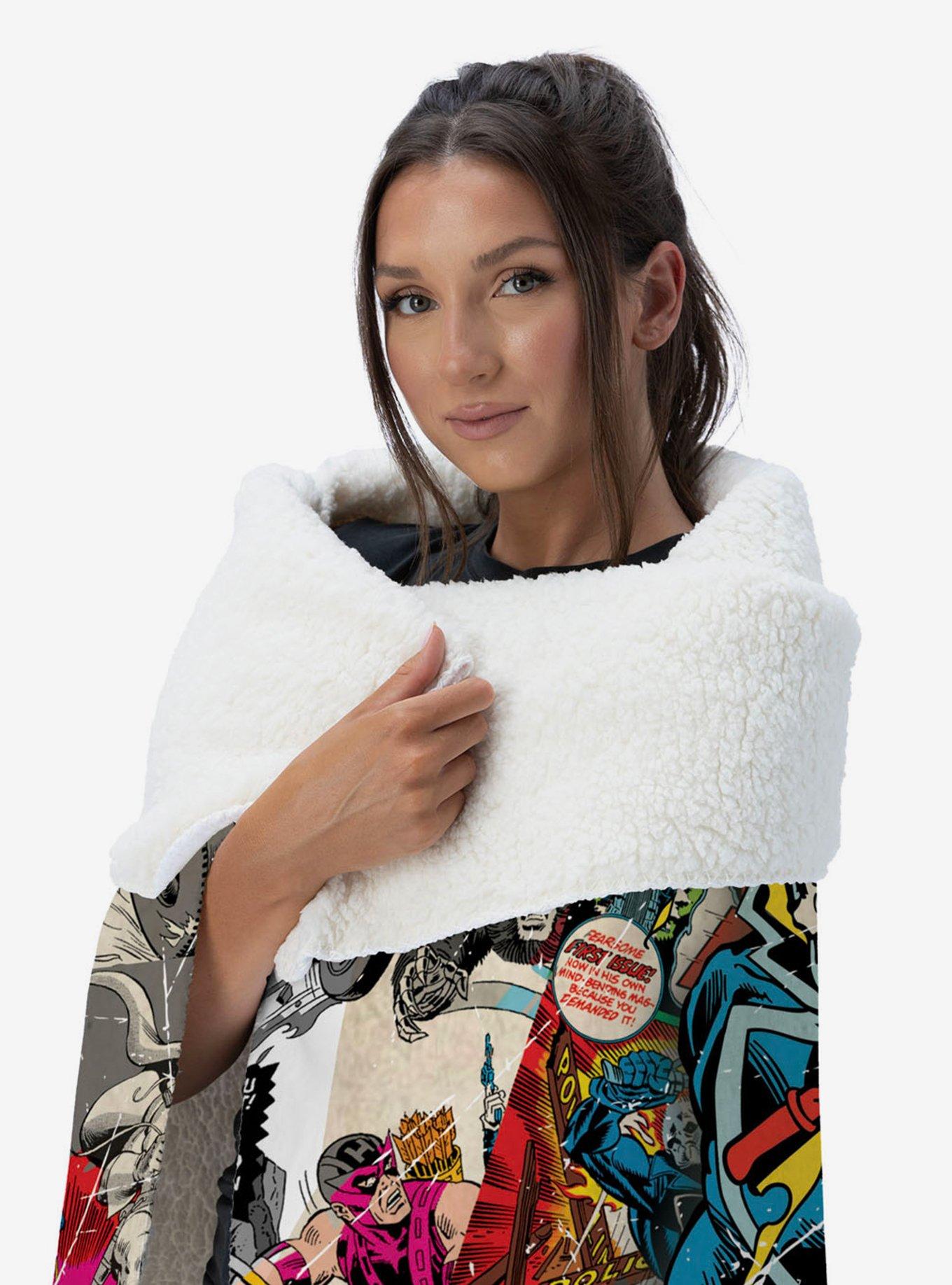Marvel Ghost Rider Comic Silk Touch Sherpa Throw Blanket, , alternate