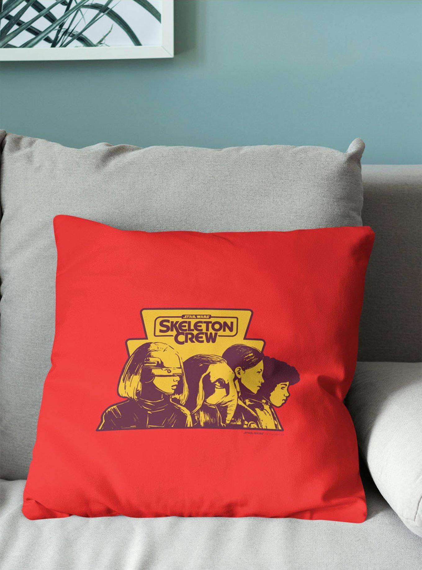 Star Wars Skeleton Crew Ready For Action Throw Pillow, , alternate