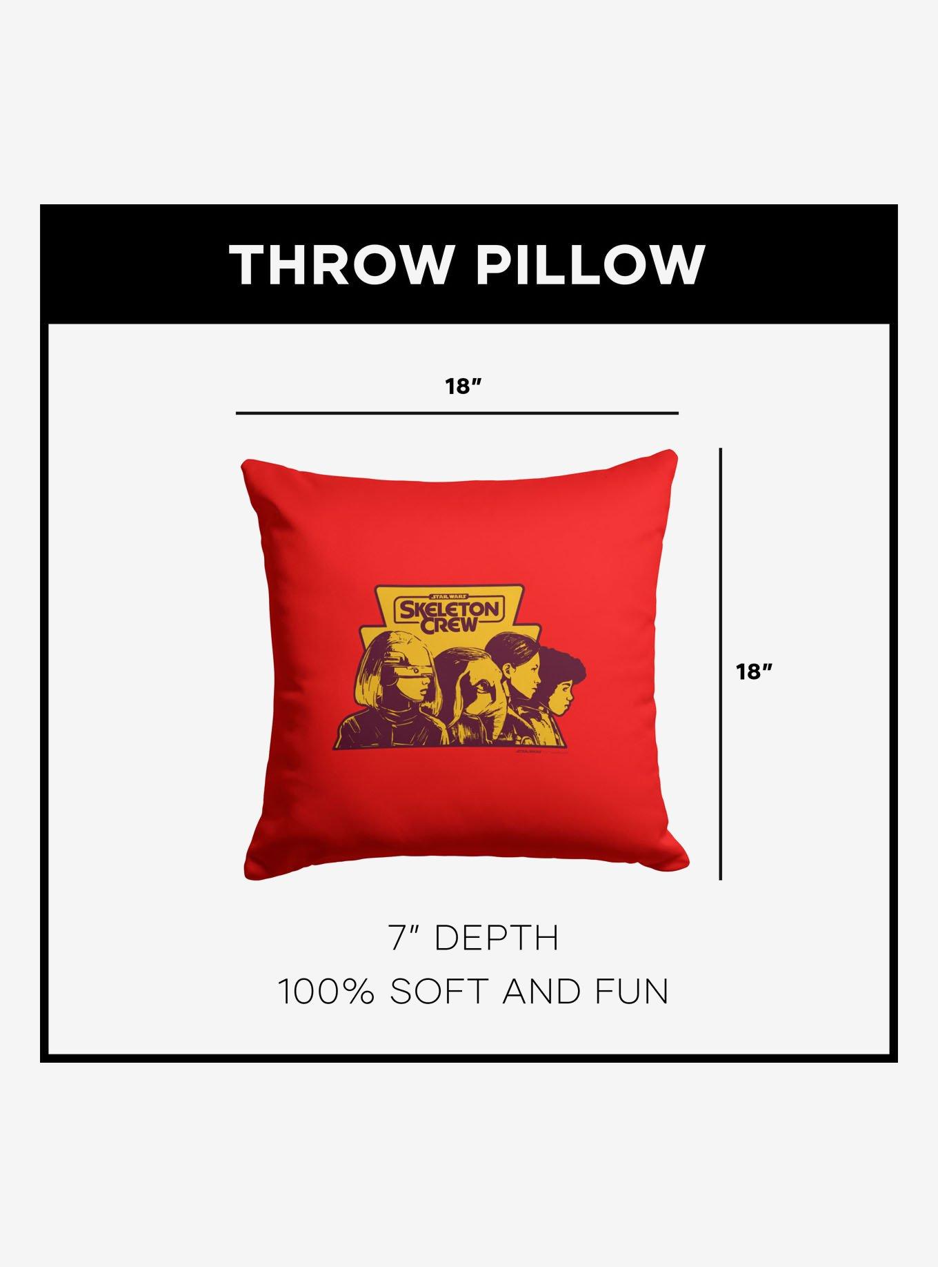 Star Wars Skeleton Crew Ready For Action Throw Pillow, , alternate