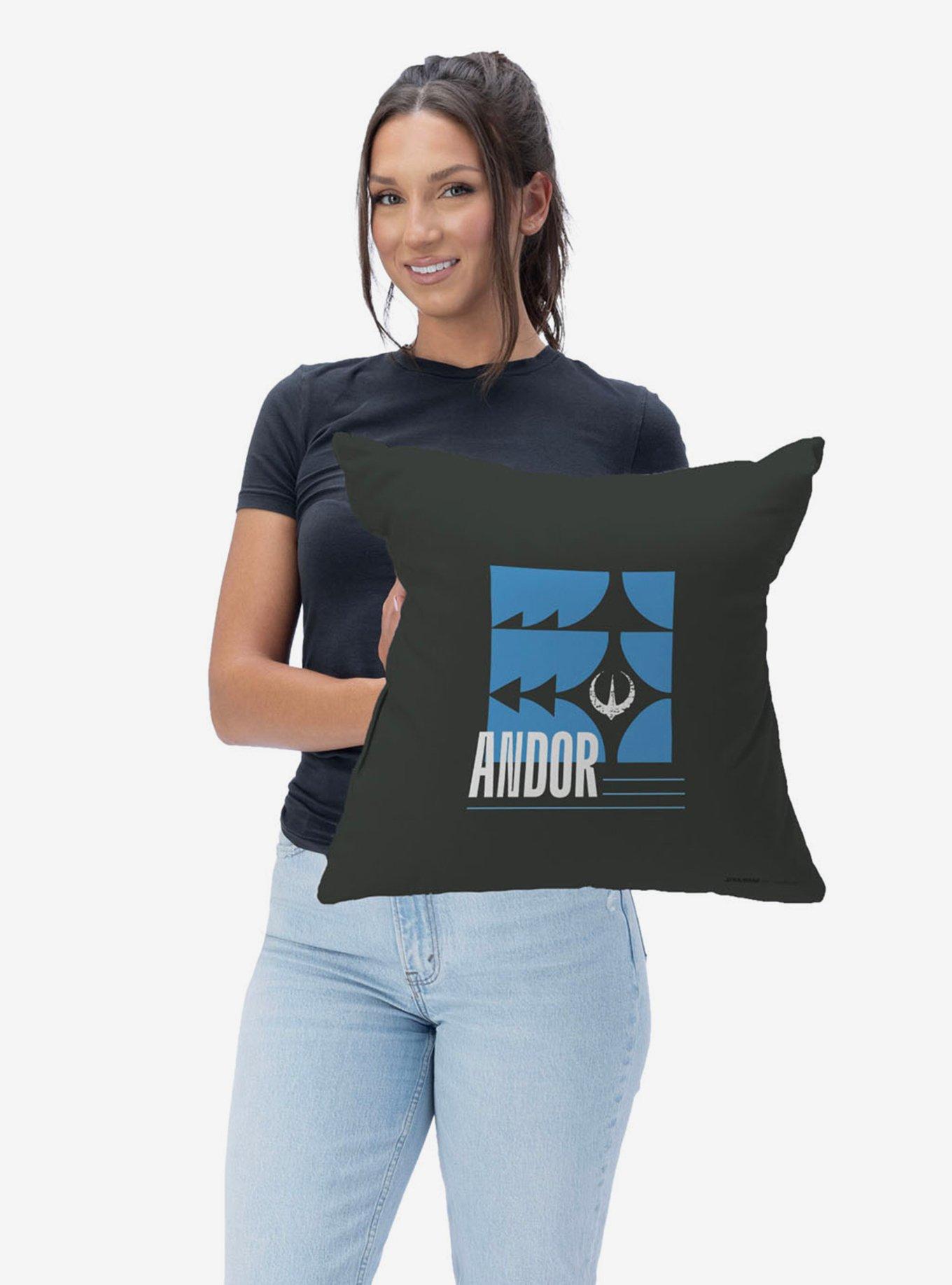 Star Wars Andor Blue Andor Throw Pillow, , hi-res