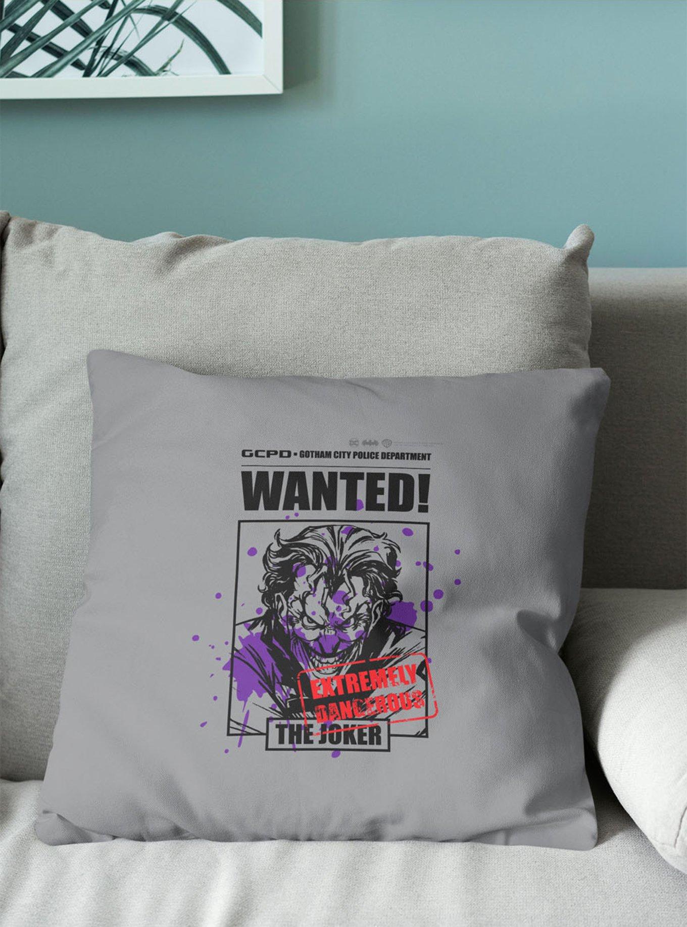 DC Comics Extremely Dangerous Throw Pillow, , alternate