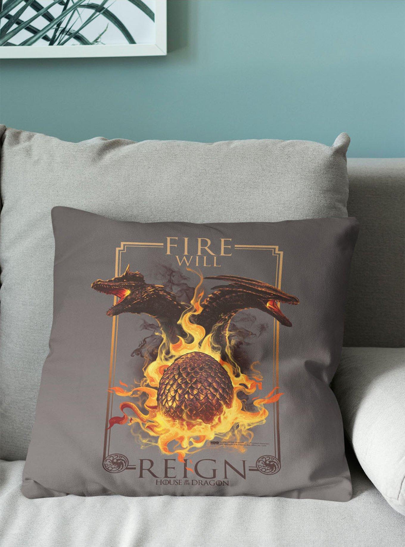 House of the Dragon Let It Reign Throw Pillow, , alternate