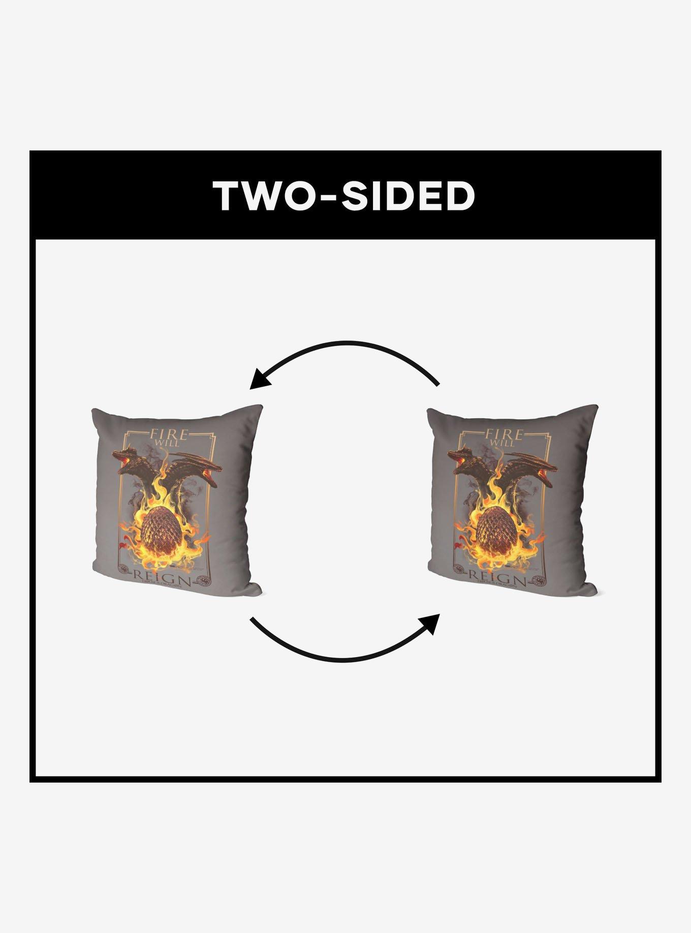House of the Dragon Let It Reign Throw Pillow, , alternate