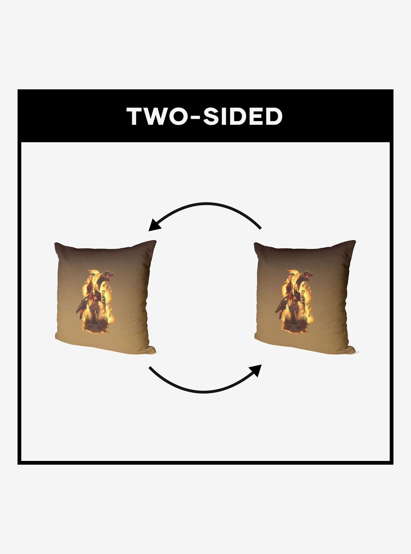 House of the Dragon Fire and Blood Reigns Throw Pillow, , alternate