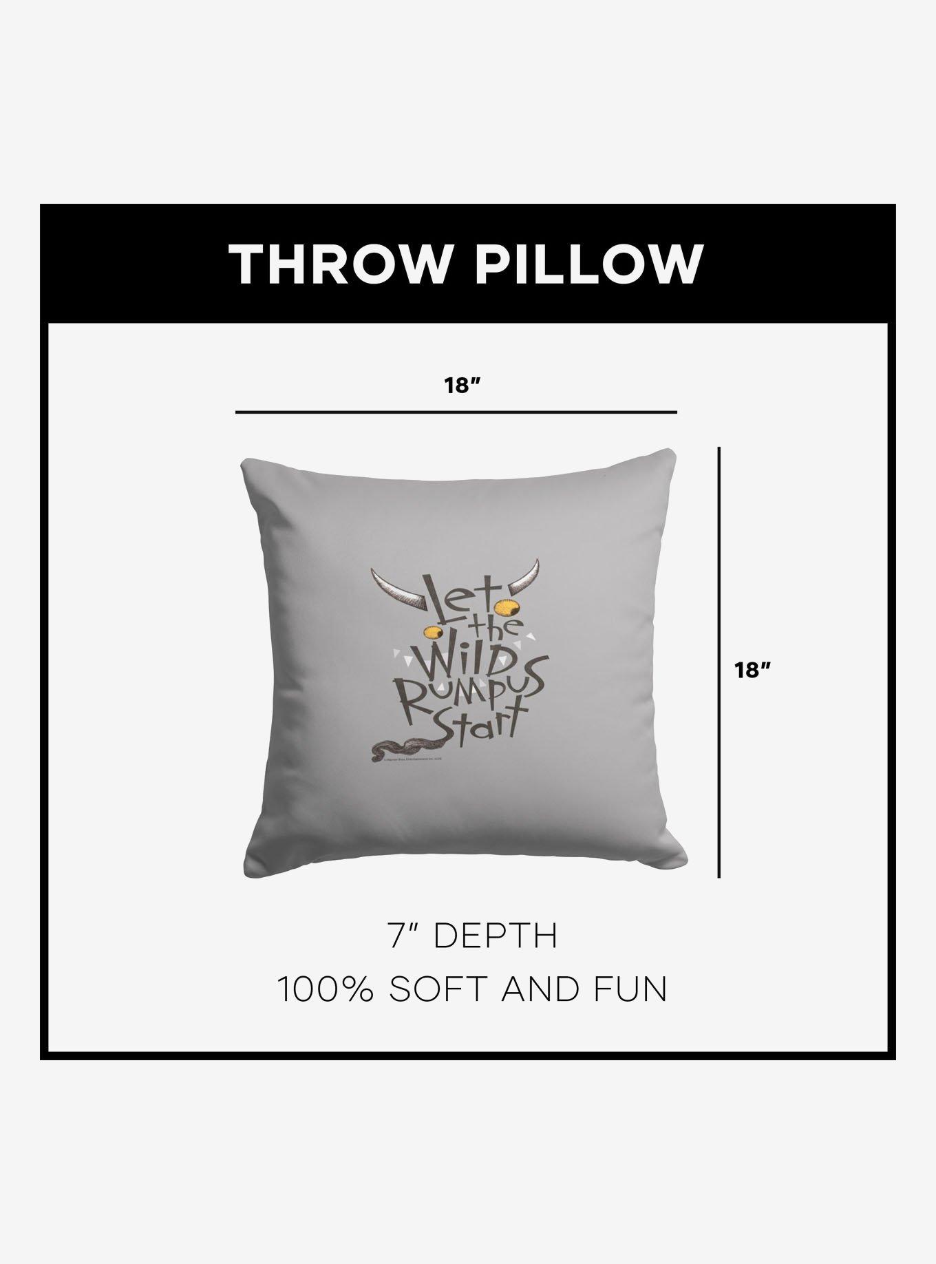Where The Wild Things Are Wild Rumpus Throw Pillow, , alternate