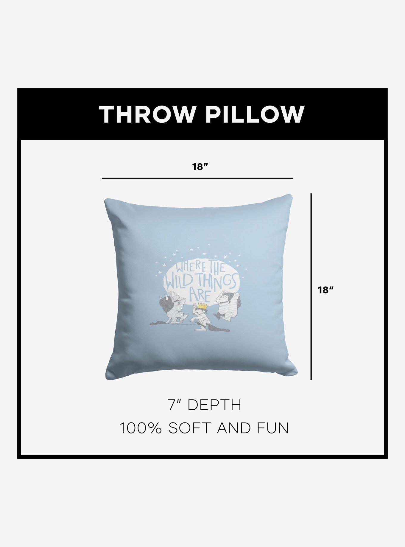 Where The Wild Things Are Wild Things Throw Pillow, , alternate