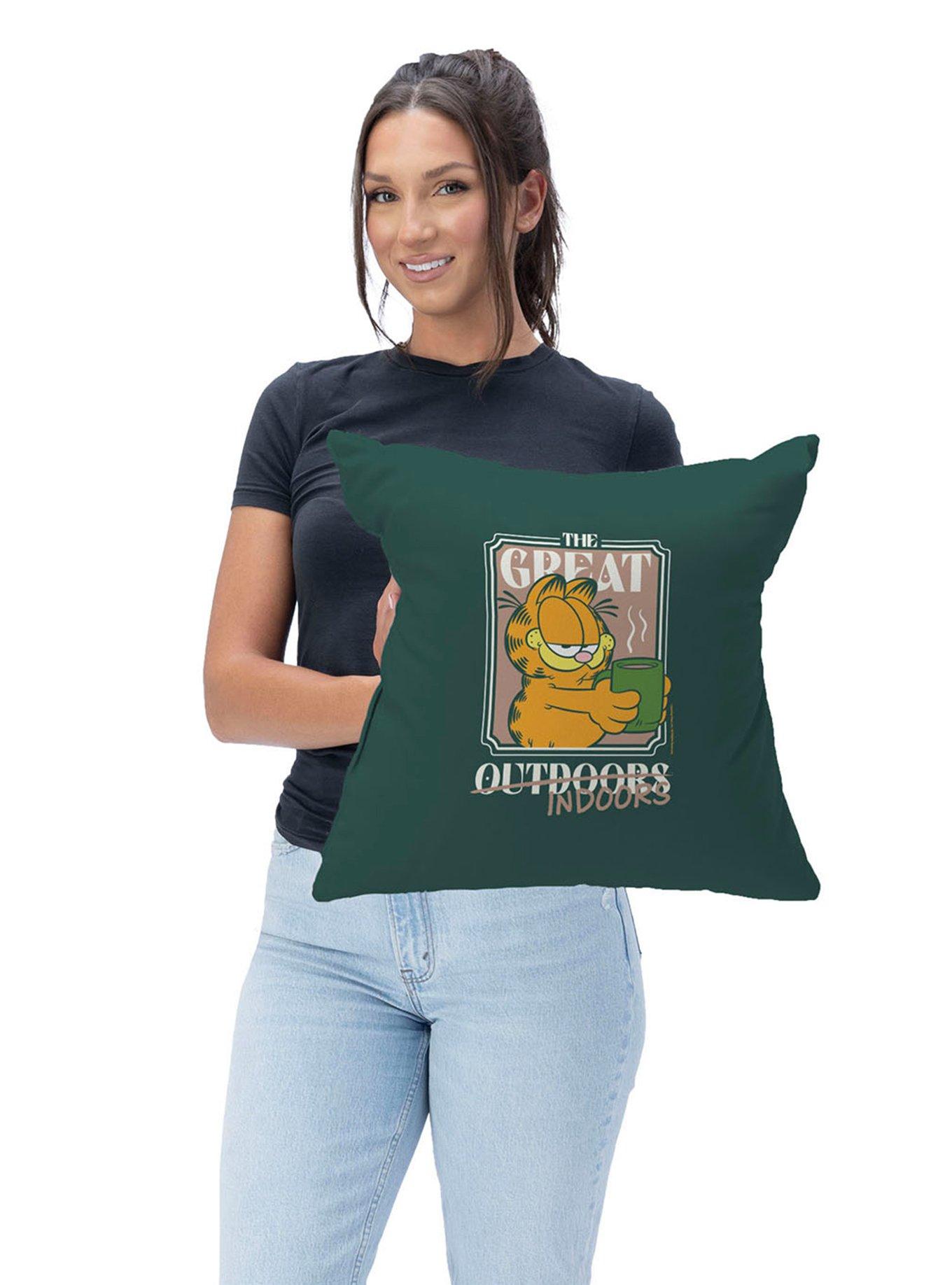 Garfield The Great Indoors Throw Pillow, , hi-res