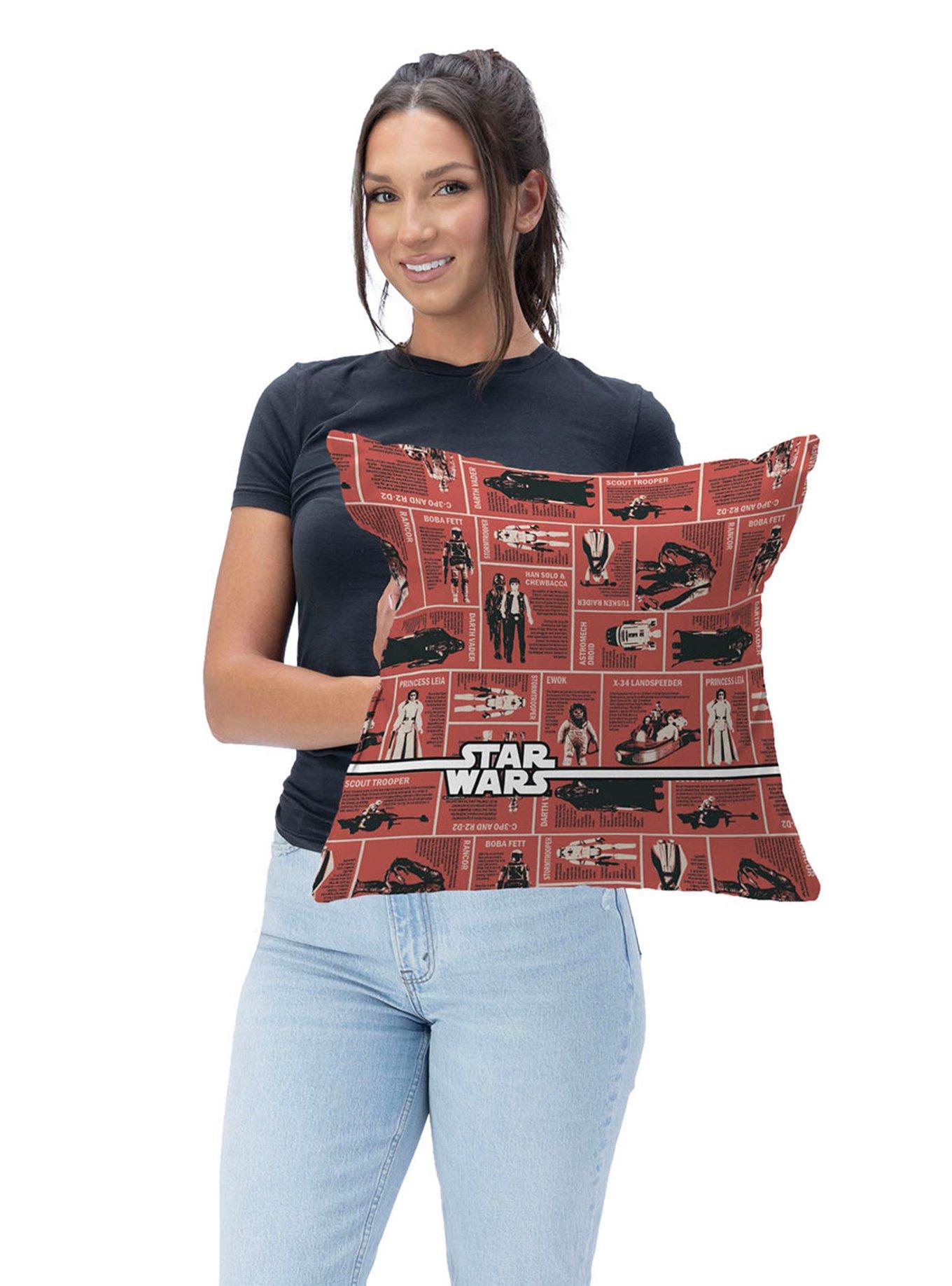 Star Wars Repeats and Patterns Action Figures Throw Pillow, , hi-res