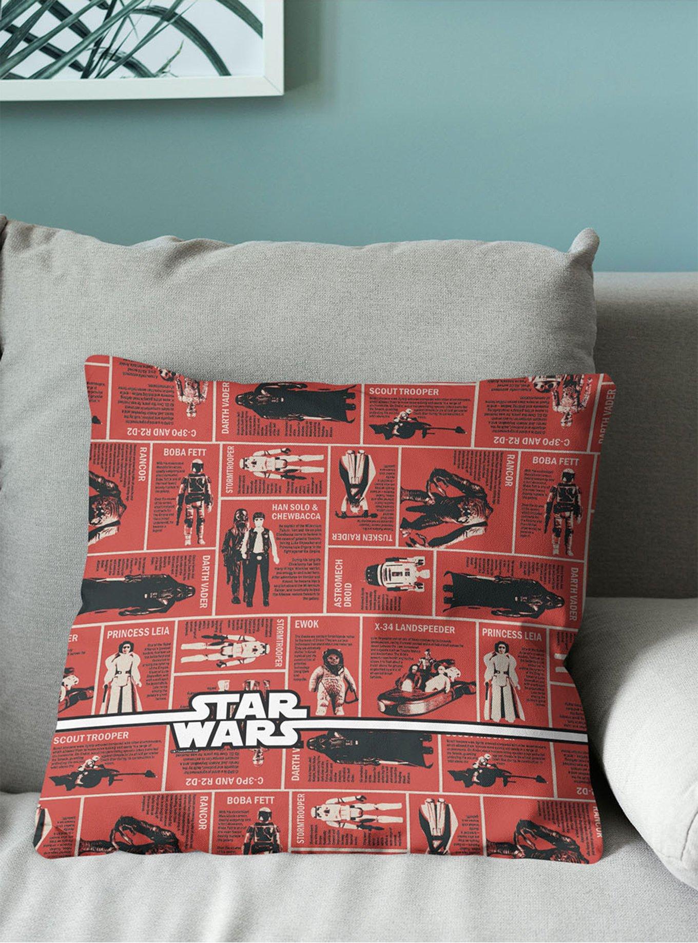 Star Wars Repeats and Patterns Action Figures Throw Pillow, , alternate